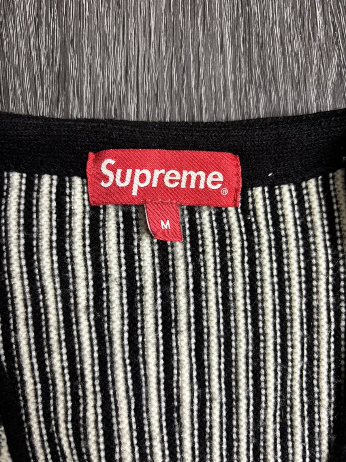 Supreme SUPREME STRIPED CARDIGAN Size US M / EU 48-50 / 2 - 4 Thumbnail