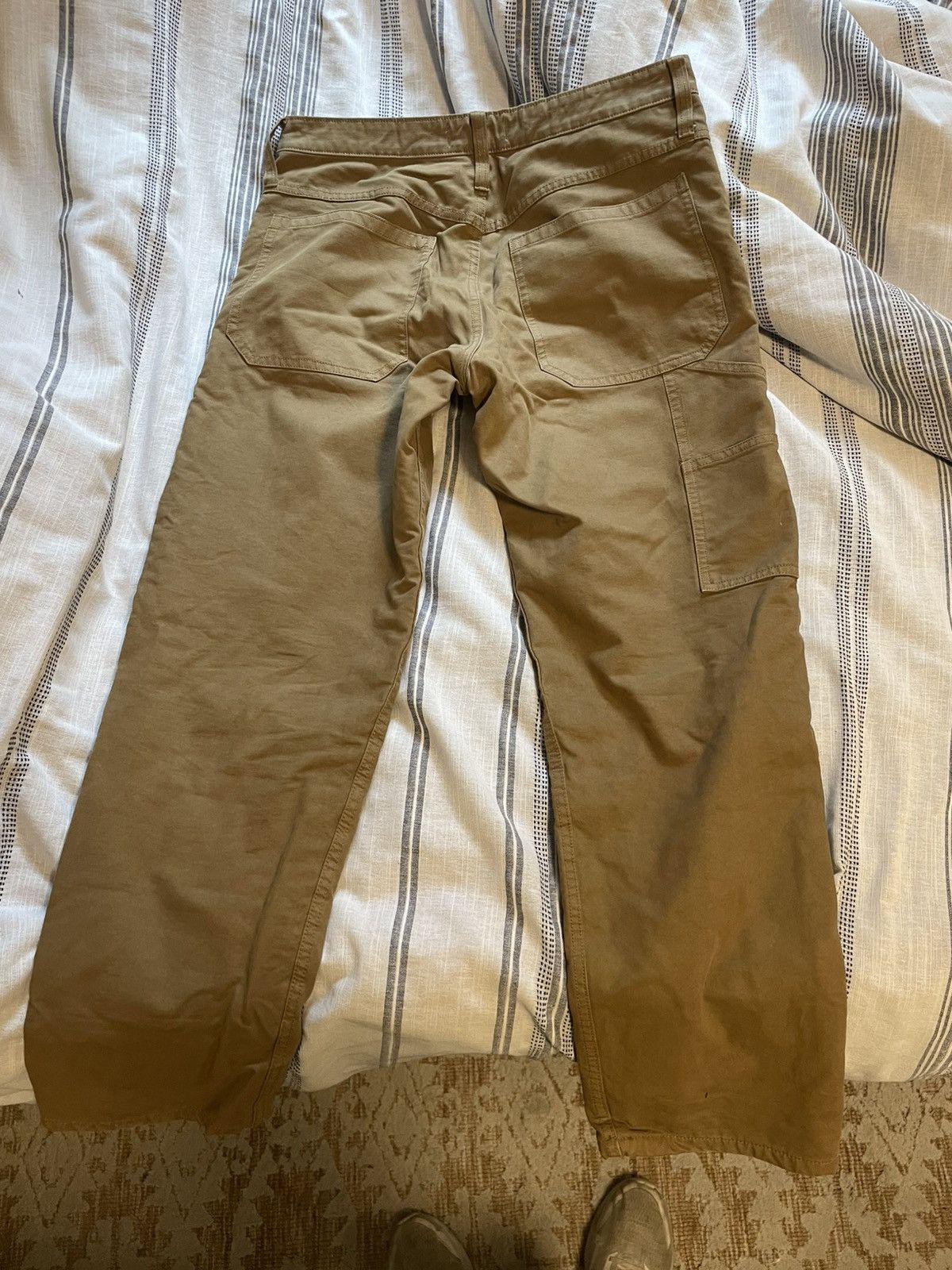 Madewell Garment-Dyed Relaxed Straight Workwear Pants Size US 33 - 3 Thumbnail