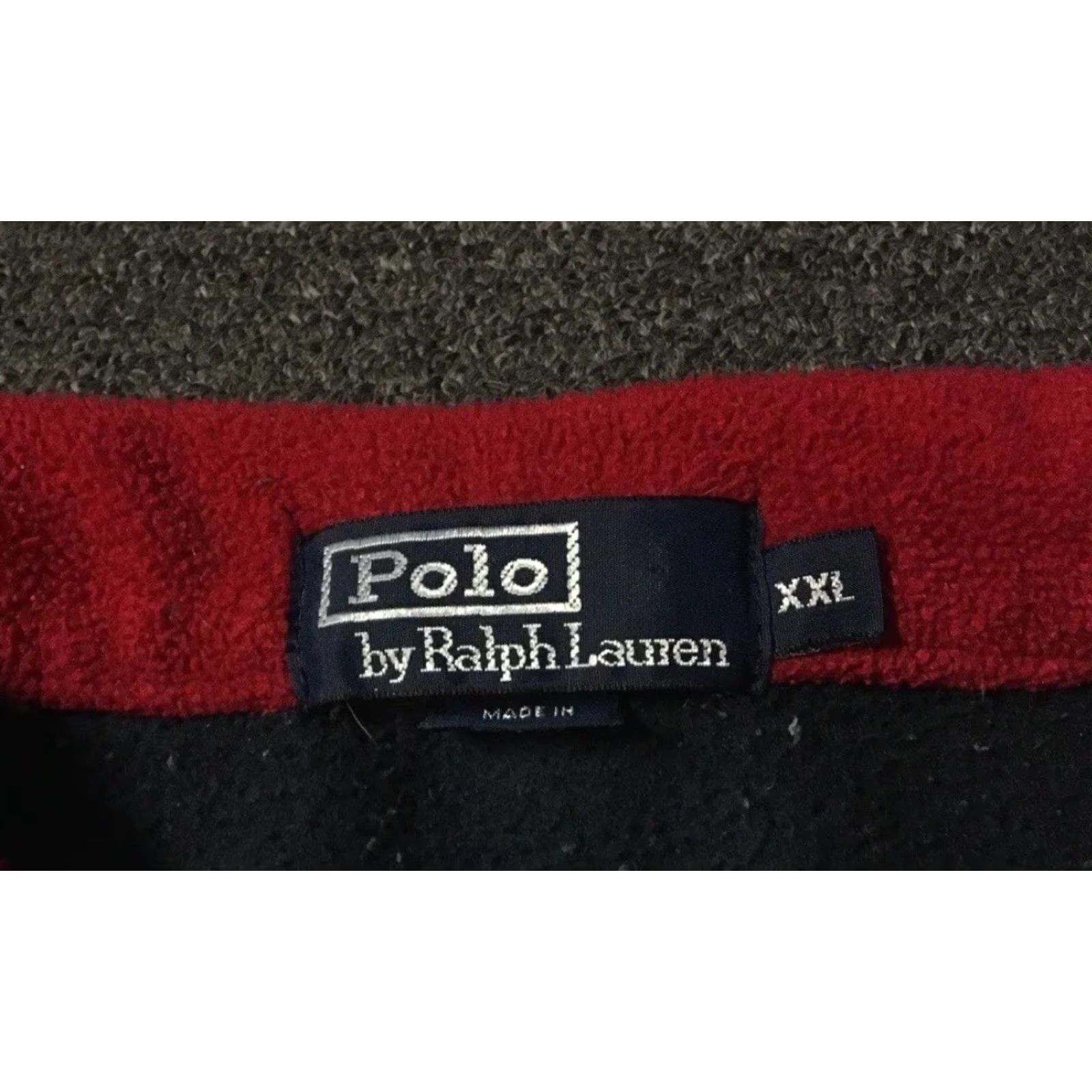 Polo Ralph Lauren Vtg 90s Polo Ralph Lauren 1/4 Zip Fleece Sweatshirt XXL Boxy Jacket Sport Red Blue USA Military Retro Punk 80s 90s Polo Ralph Lauren Mens Graphic Size US XXL / EU 58 / 5 - 5 Thumbnail