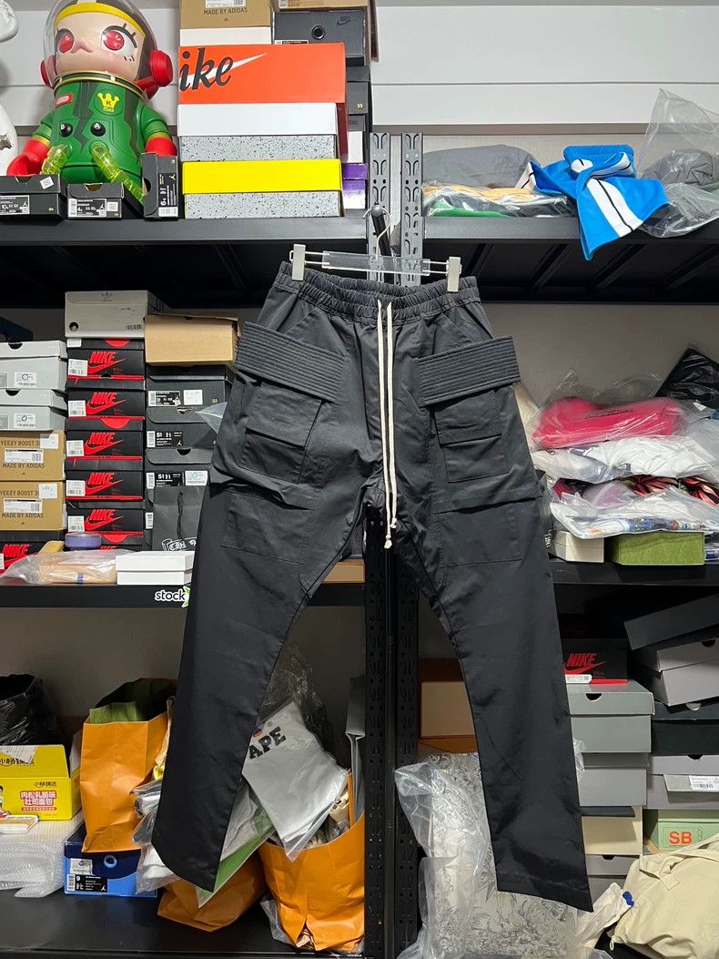 Rick Owens Rick owens size m 19fw nylon double loop pants 2504-Nextar Size US 30 / EU 46 - 1 Thumbnail