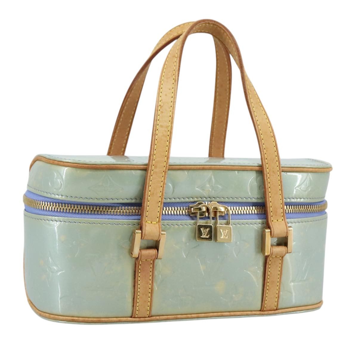 Louis Vuitton Sullivan Blue Patent Leather Handbag (Pre-Owned) Size ONE SIZE - 1 Thumbnail