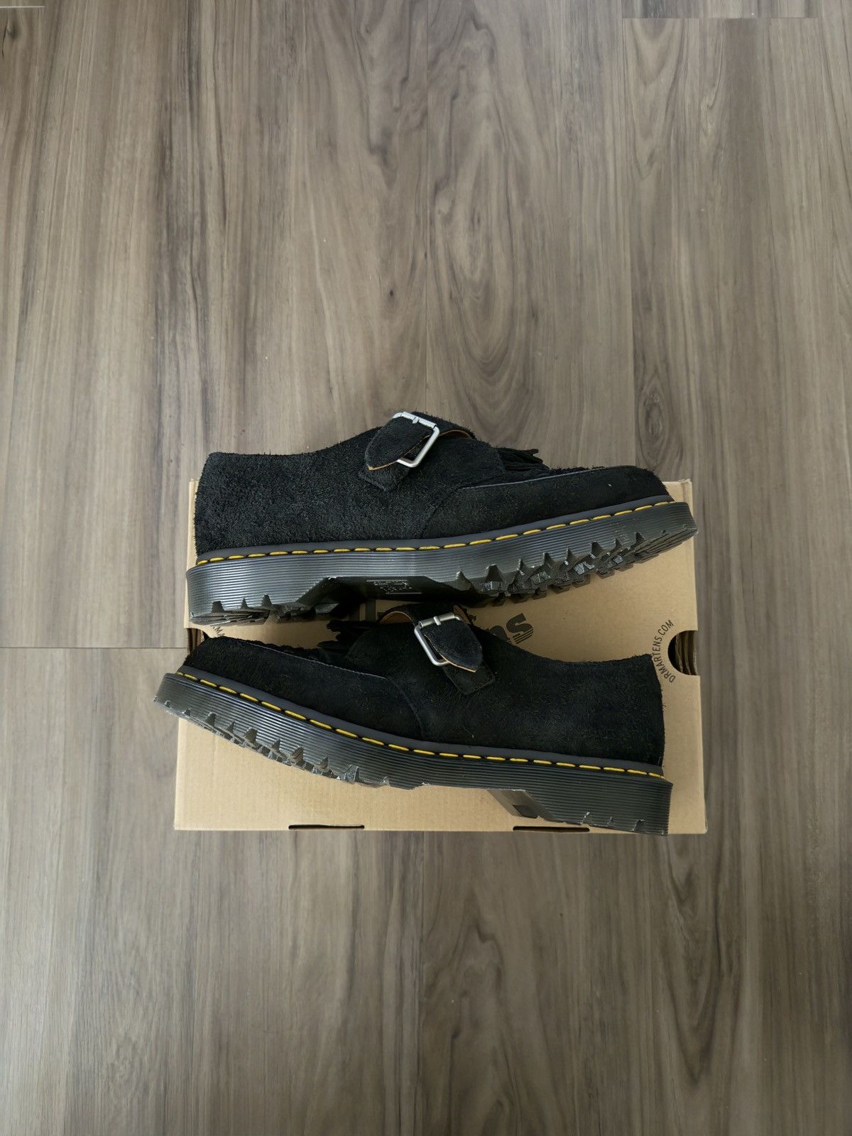 Dr. Martens RAMSEY SUEDE KILTIE BUCKLE CREEPERS LOAFERS Size US 11.5 / EU 44-45 - 6 Thumbnail