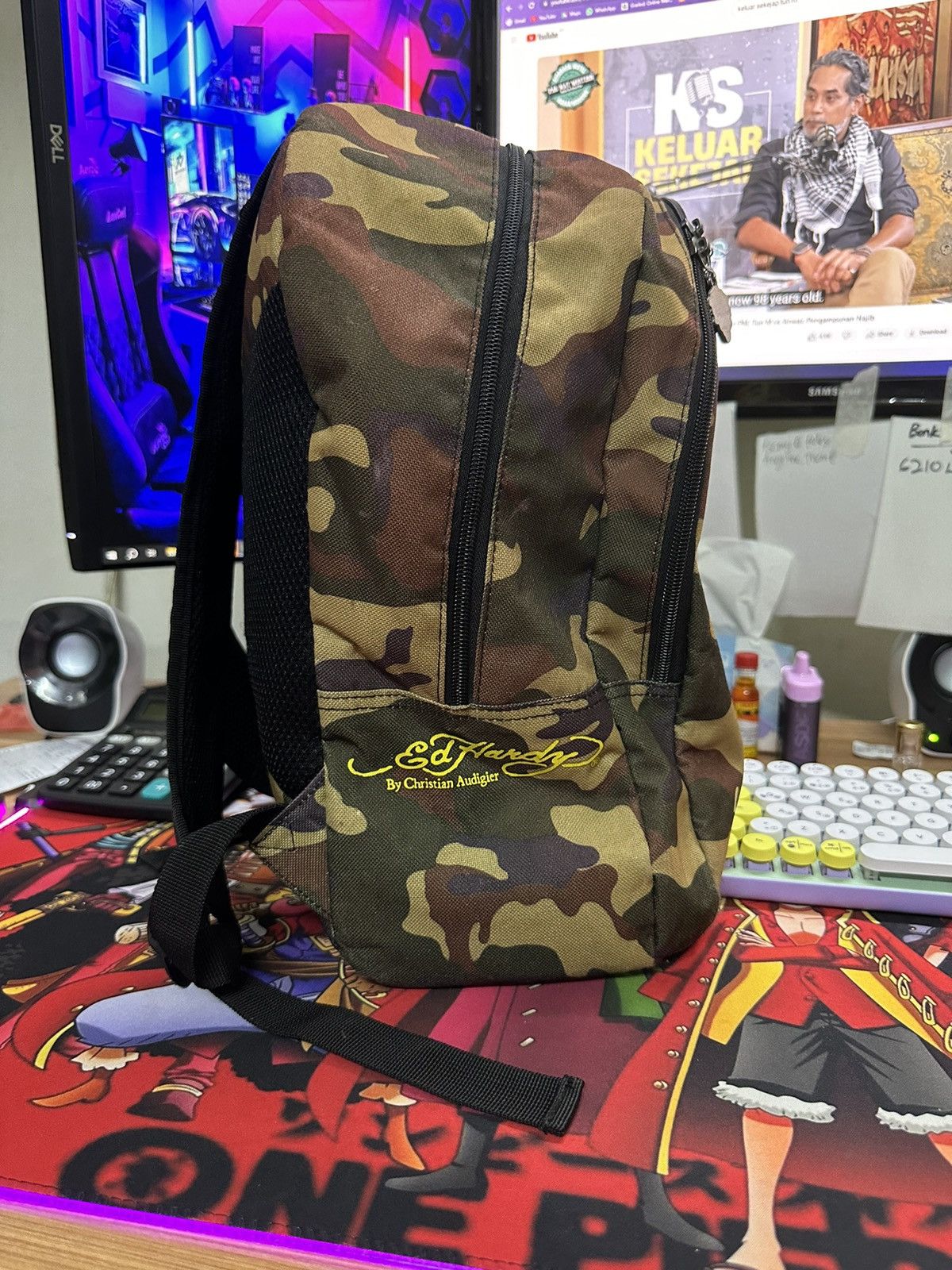 Ed Hardy Ed hardy camo flag bagpack Size ONE SIZE - 3 Thumbnail