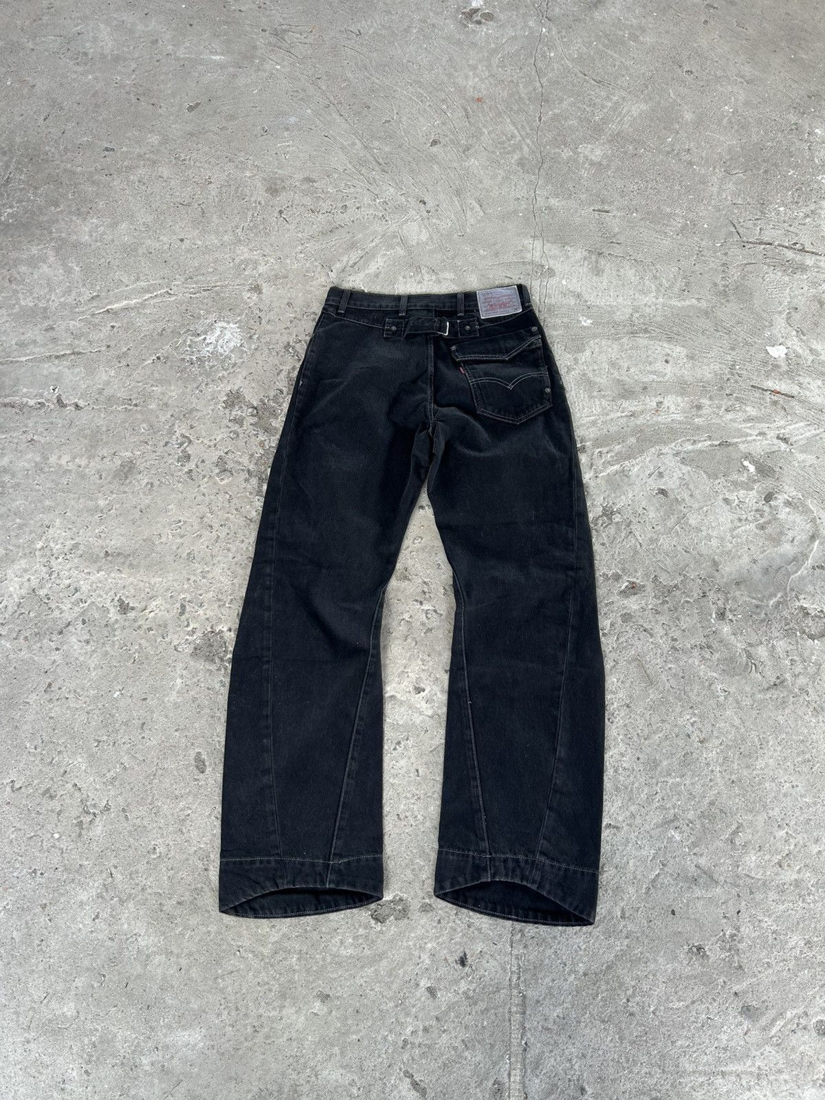 Kiko Kostadinov × Levi's Levi’s x Kiko Kostadinov Black Archive Bootcut Denim 31x34 Size US 31 - 2 Thumbnail