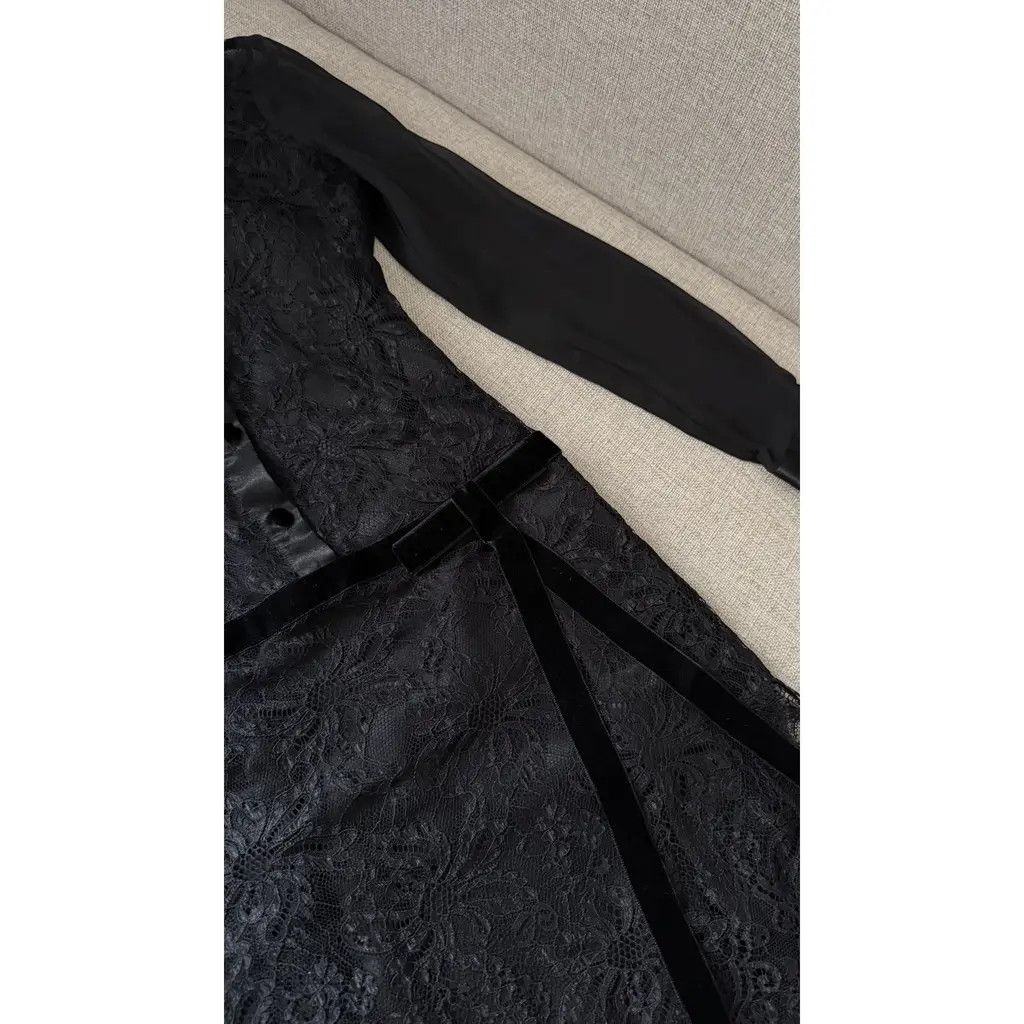 Dolce & Gabbana Dolce & Gabbana Womens Black Lace Mini Dress Size IT38 Size XS / US 0-2 / IT 36-38 - 5 Thumbnail