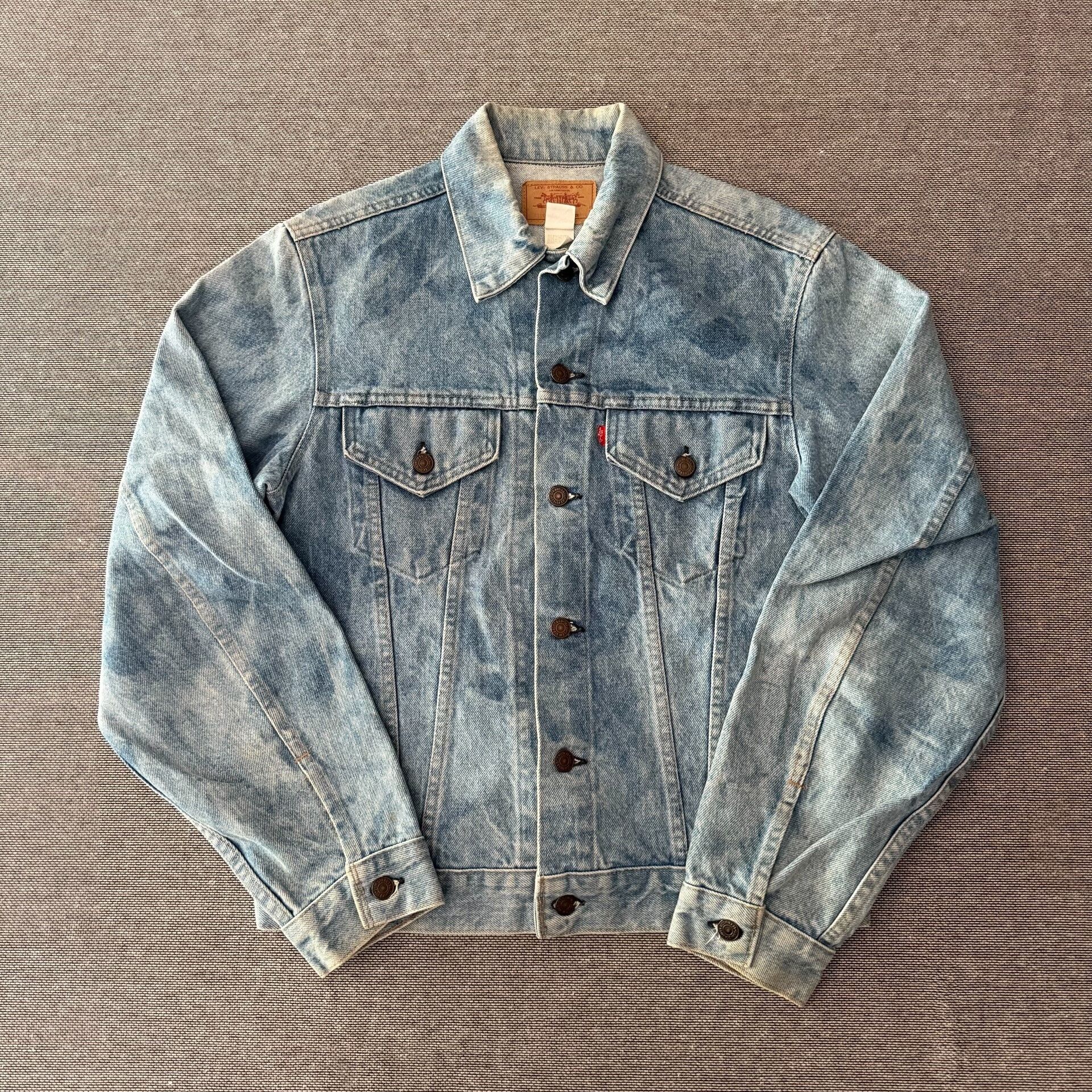 Levi's Vintage Clothing Levi's LVC 71205 0213 USA Washed Denim Jacket Size US XS / EU 42 / 0 - 1 Thumbnail