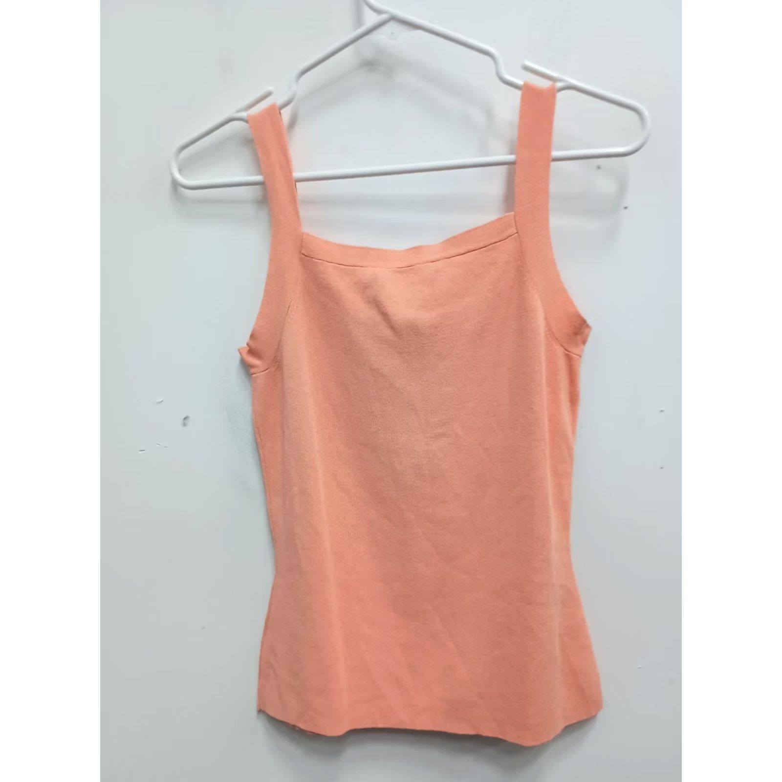 Vintage VINTAGE Classiques Entier Womens Tank Top M Peach Wide Strap Minimalist Tank 90s Classic Preppy Designer Womens Size M / US 6-8 / IT 42-44 - 6 Thumbnail