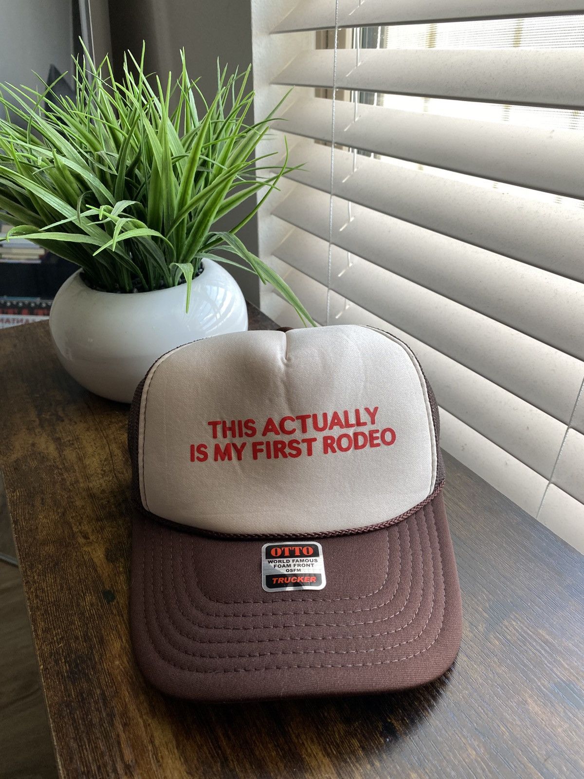 Other Funny This Actually is My First Rodeo Trucker Hat Size ONE SIZE - 1 Thumbnail