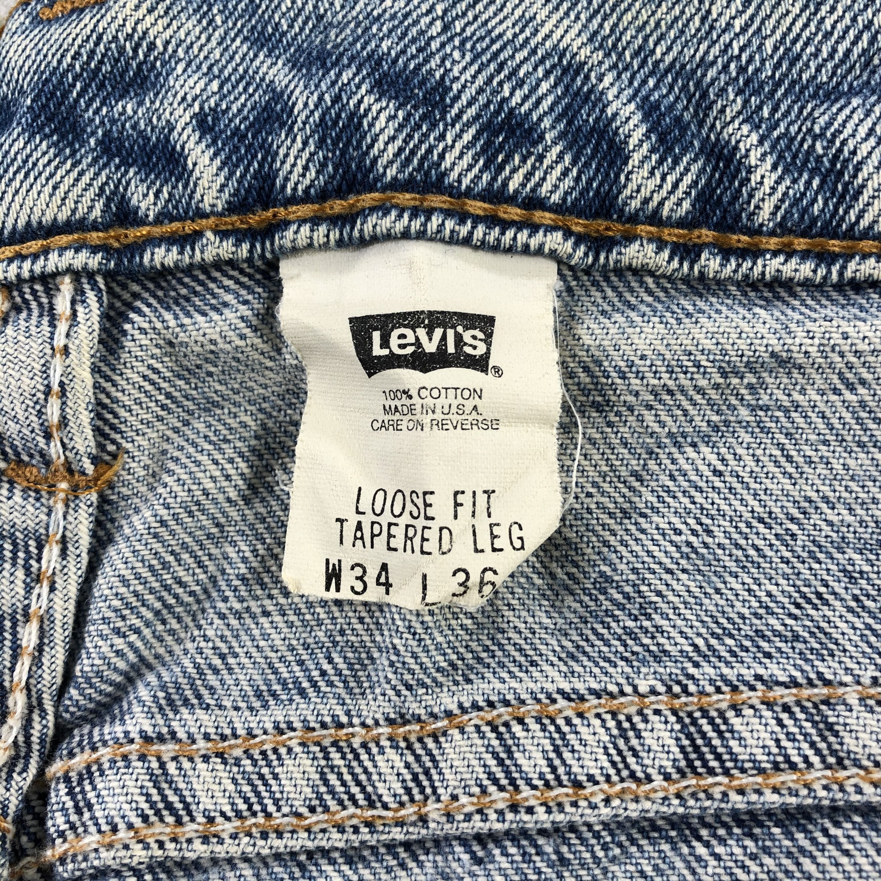 Levi's Vintage 90s Levi's 560 Jeans Medium Blue Denim KJ1387 Size US 34 / EU 50 - 10 Thumbnail