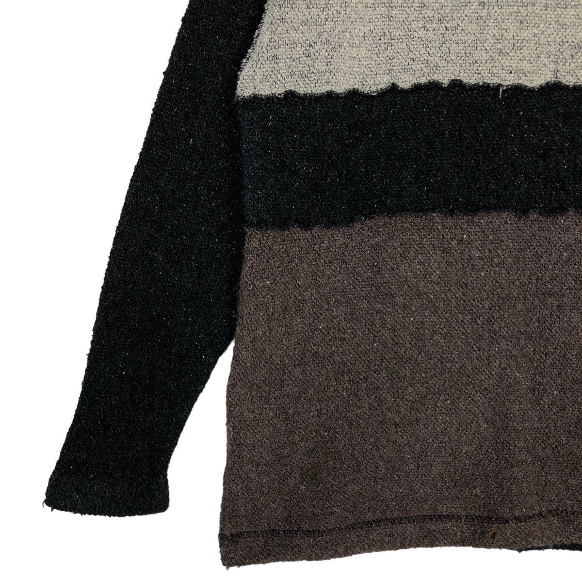 Japanese Brand 🔥90’s Knit Handmade Sweatshirt Mr.Junko Made in Japan Size US L / EU 52-54 / 3 - 3 Thumbnail