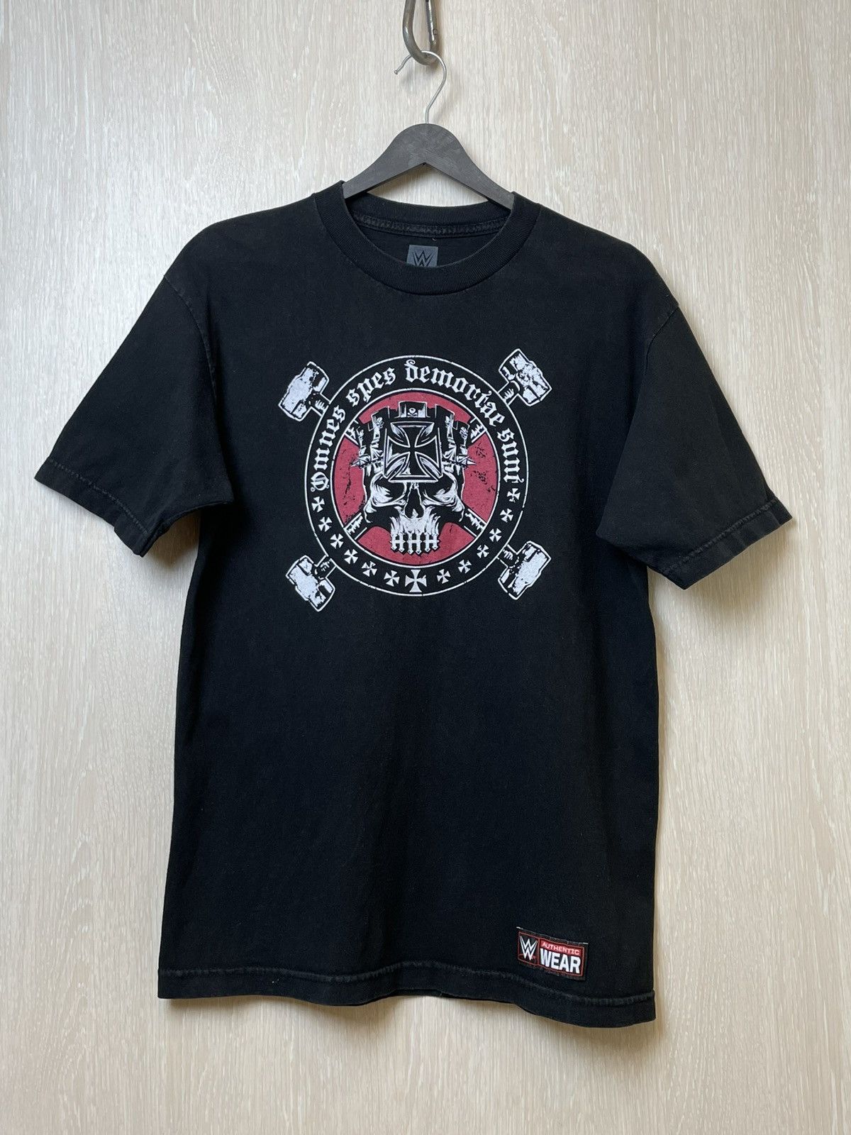 Vintage × WWE WWE Triple H Omnes Spes Demortae Sunt Black T-Shirt Size US M / EU 48-50 / 2 - 1 Thumbnail