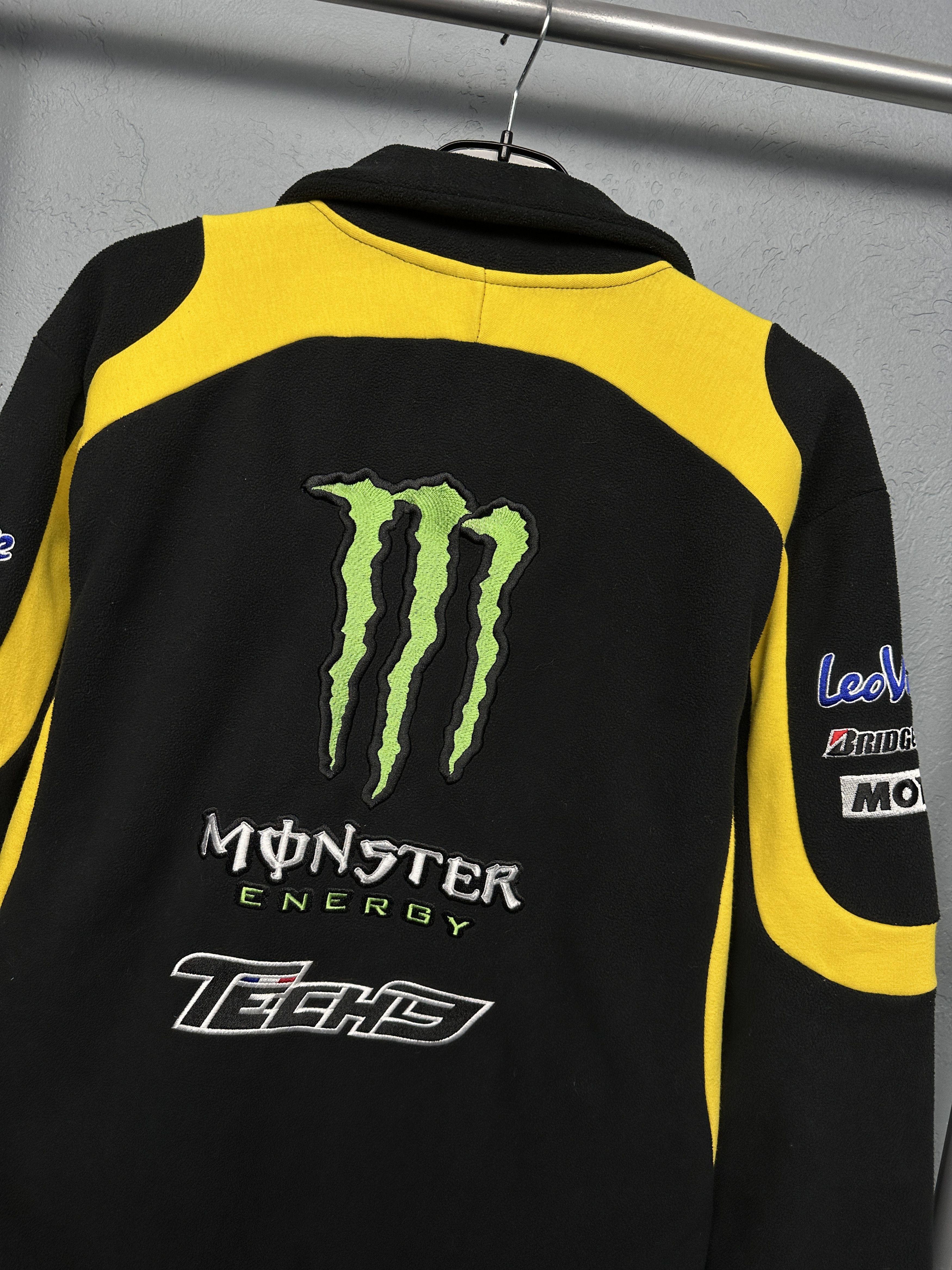 Vintage Tech3 Monster Racing Team Vintage Mens Fleece Jacket Y2K Size US XS / EU 42 / 0 - 9 Thumbnail
