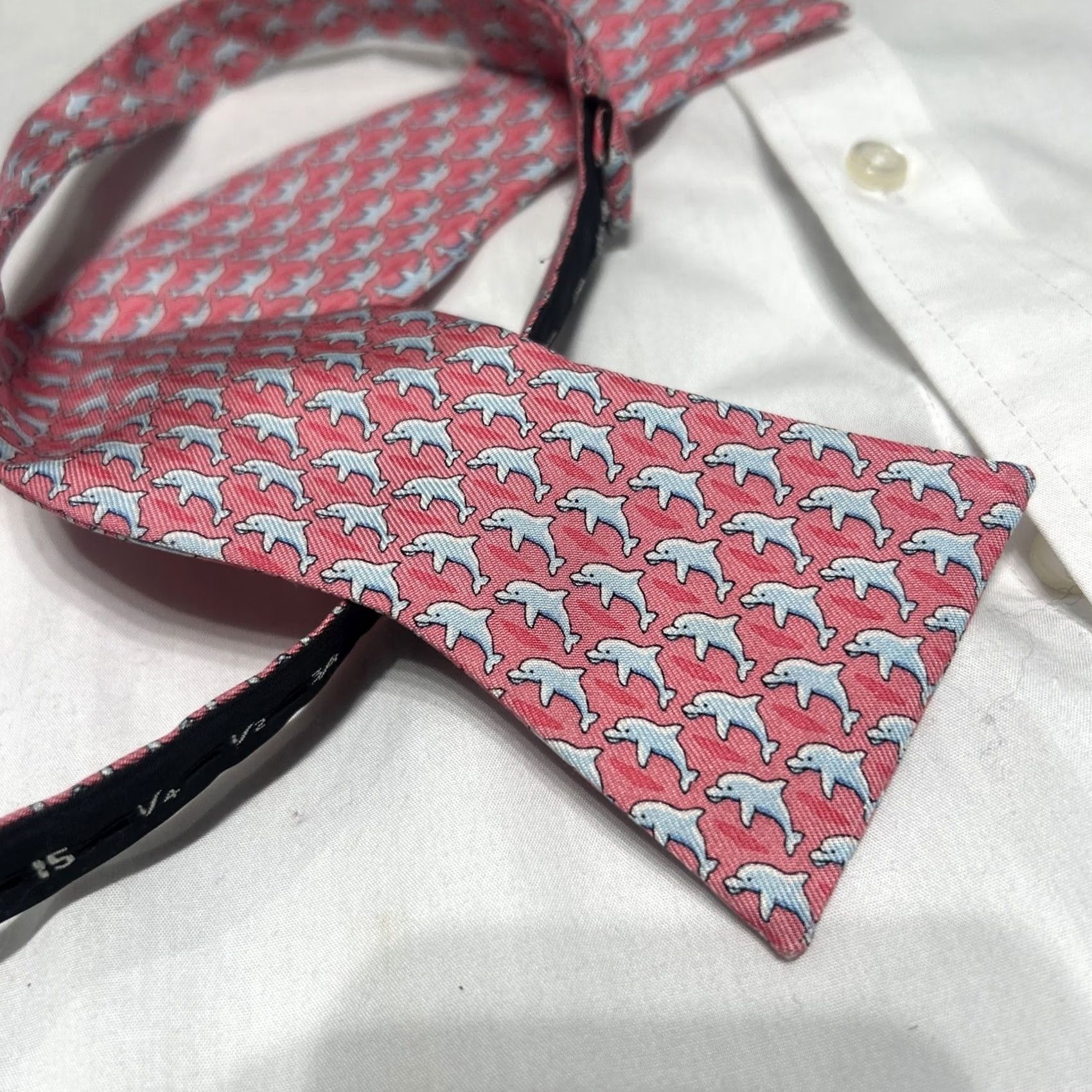 Vineyard Vines VINEYARD VINES Tie Dolphins Multicolor All Over Custom Collection Silk Size ONE SIZE - 5 Thumbnail