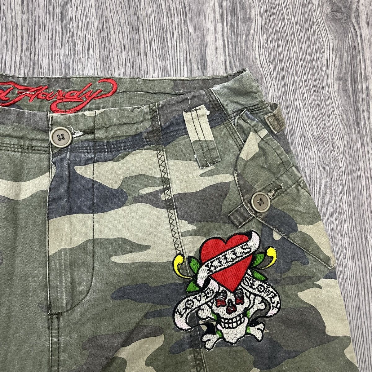 Ed Hardy Camo Cargo Ed Hardy Embroidery Skull Love Size US 34 / EU 50 - 9 Thumbnail