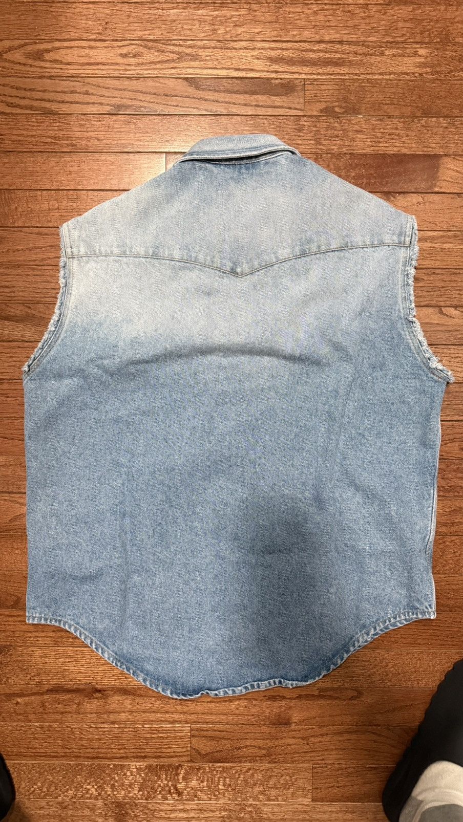 MM6 MM6 Maison Margiela Sleeveless Denim Shirt - Medium Size US M / EU 48-50 / 2 - 4 Thumbnail