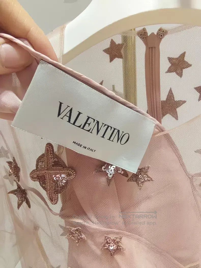 Valentino Valentino Main line pink star sequin dress Size S / US 4 / IT 40 - 7 Thumbnail