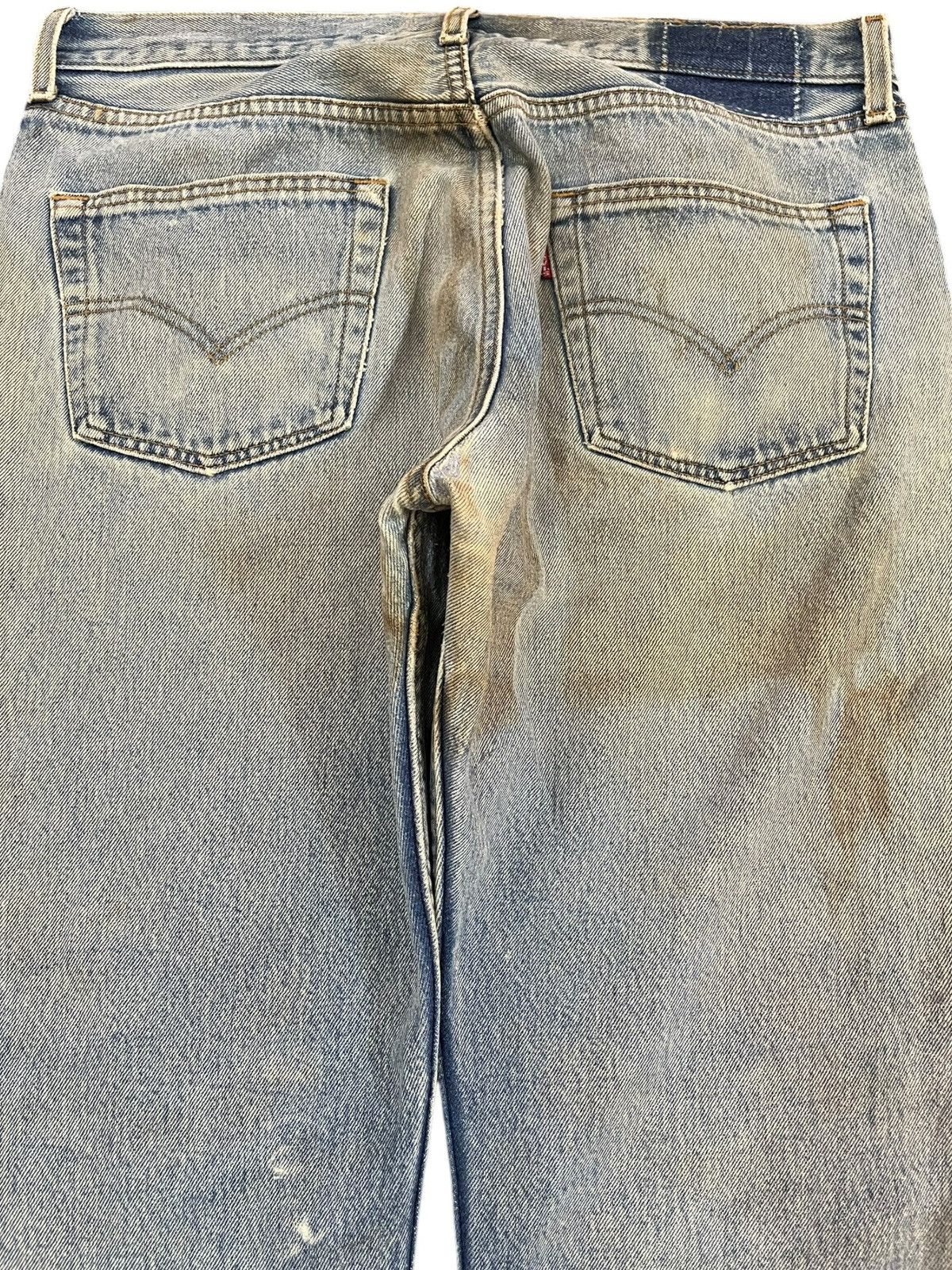 LVC × Levi's × Levi's Vintage Clothing Vintage Levi’s 501 Mudwash Reconstructed Denim Size US 34 / EU 50 - 6 Thumbnail