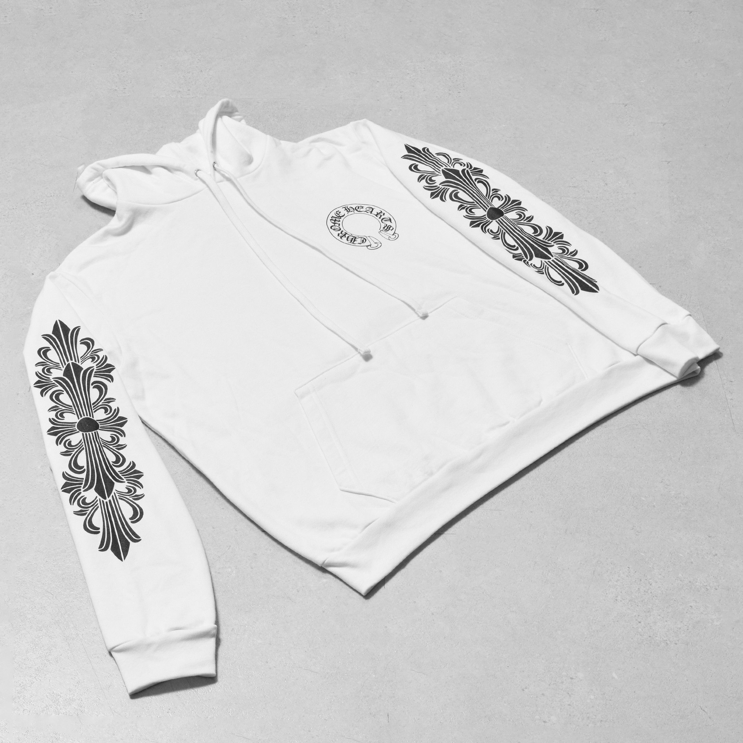 Chrome Hearts CHROME HEARTS HorseShoe Floral Hoodie Size US L / EU 52-54 / 3 - 4 Thumbnail