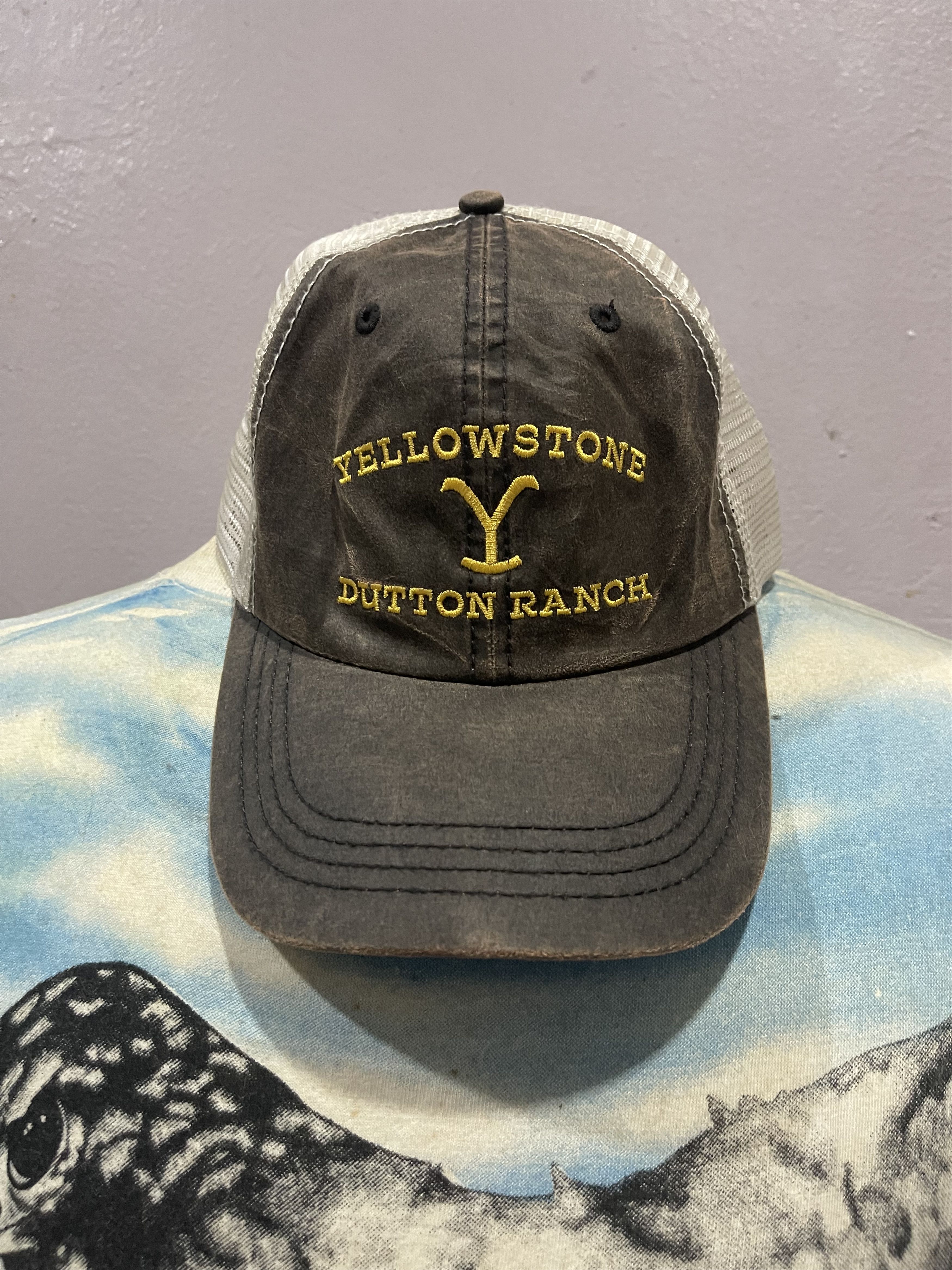 Japanese Brand Yellow Stone Dutton Ranch Trucker Cap Size ONE SIZE - 1 Thumbnail