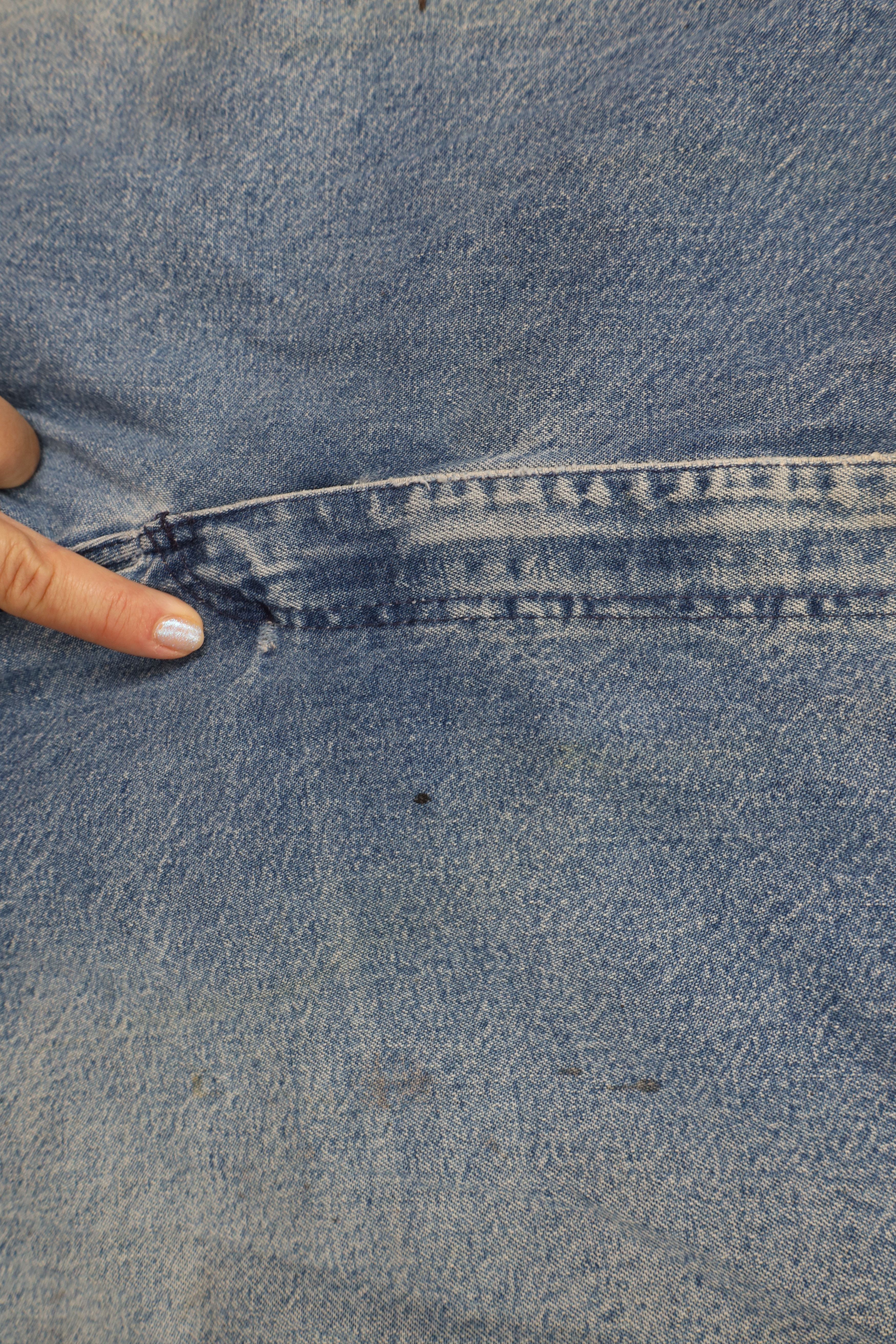 Vintage 60s 70s OshKosh B'Gosh Sanforized Dungaree Jeans USA