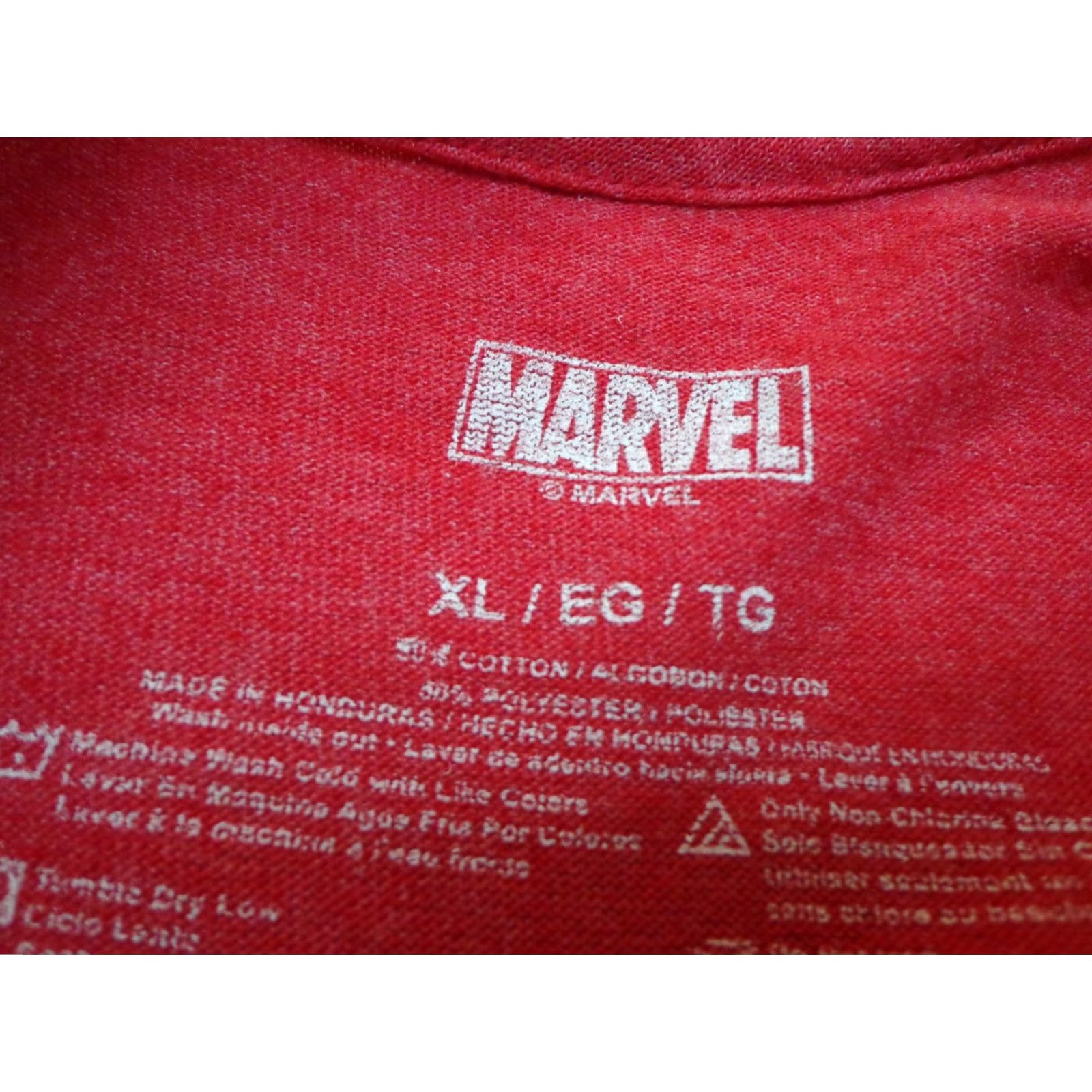 Vintage Marvel Avengers Iron Man T Shirt Red Heather Size XL Size US XL / EU 56 / 4 - 3 Thumbnail
