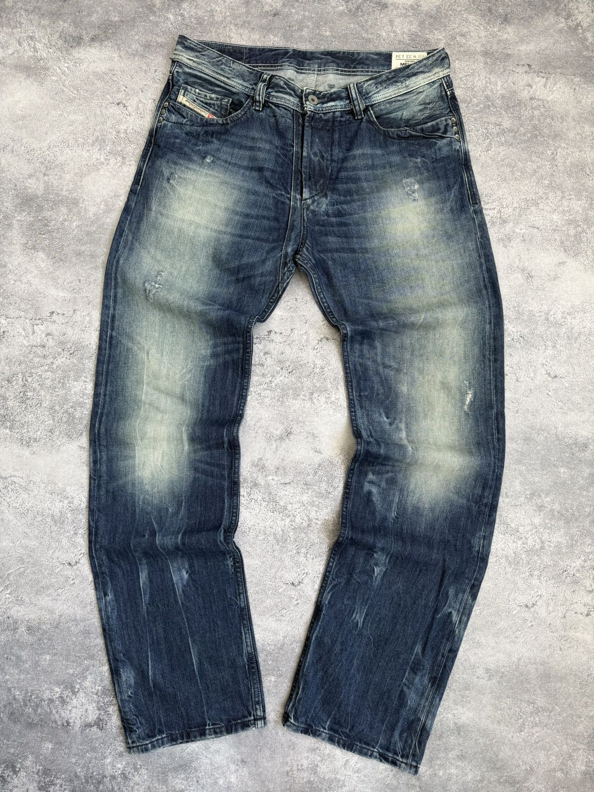 Diesel Vintage Diesel Denim Jeans Baggy Flared Bootcut Avant Garde Size US 33 - 4 Thumbnail