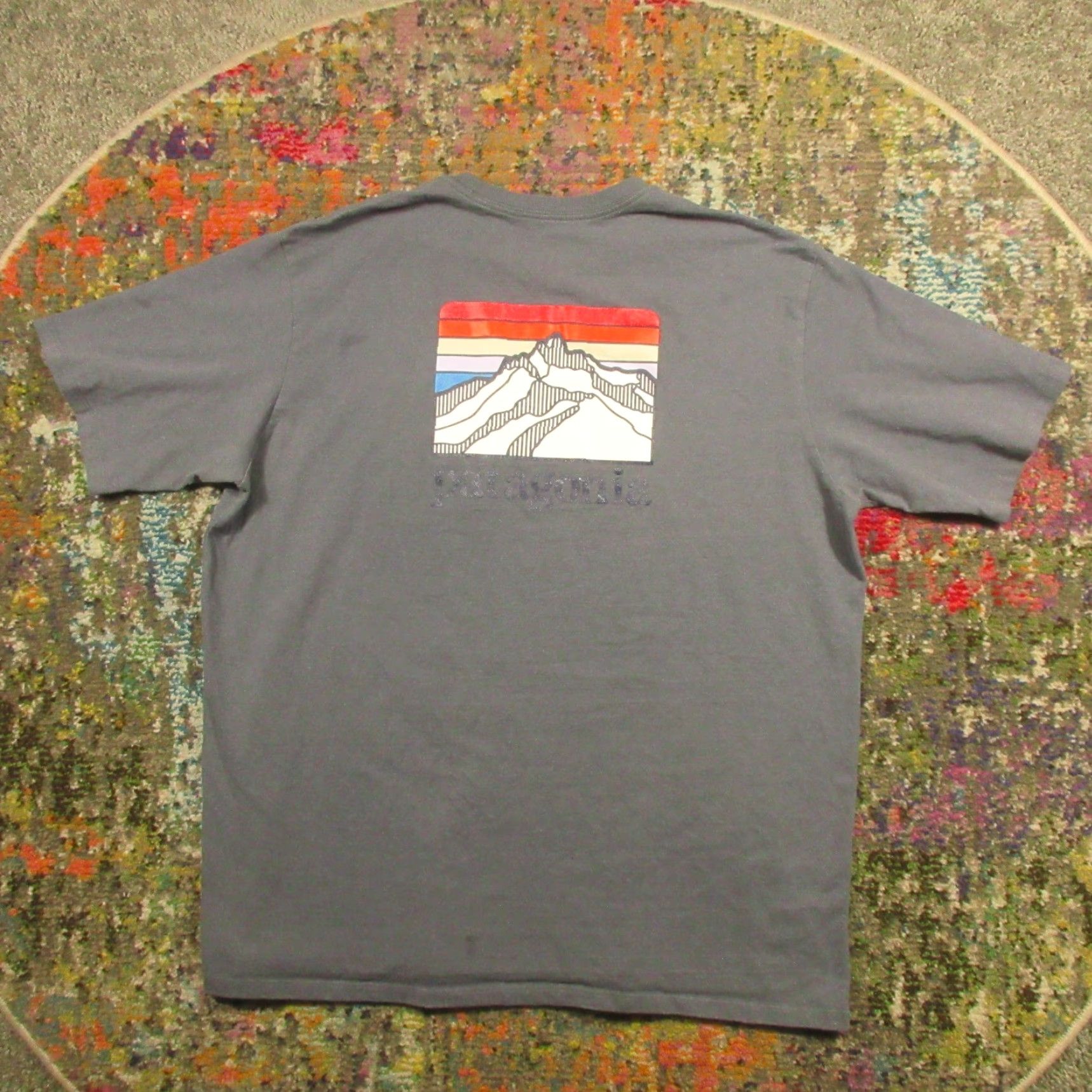 Patagonia Patagonia T-Shirt Mens Gray Short Sleeve Pocket Logo Lightweight Breathable Regular Fit Crew Neck Shirt Size US L / EU 52-54 / 3 - 2 Thumbnail