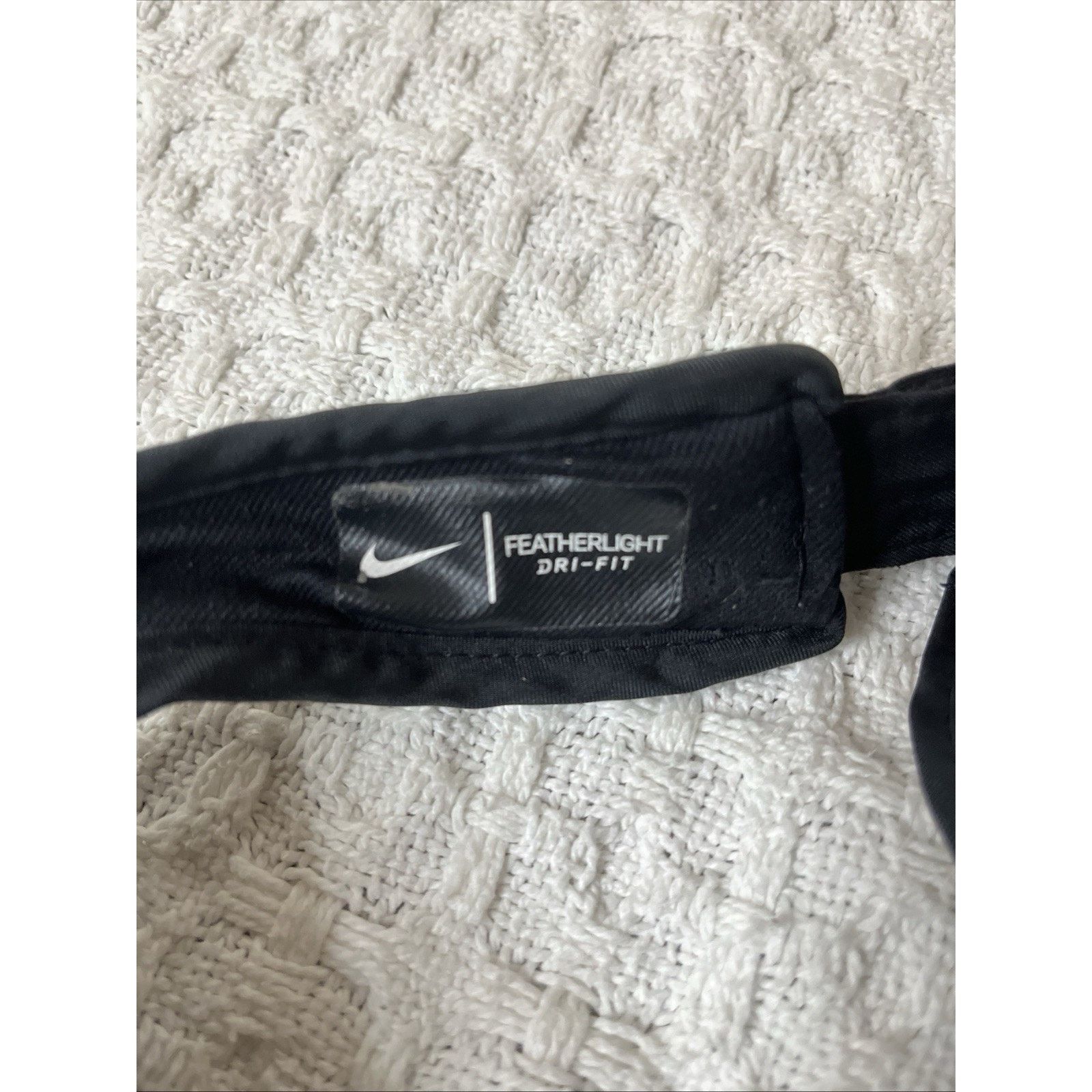 Nike Nike AW84 Dri Fit Golf Visor Black Reflective Swoosh Size ONE SIZE - 6 Thumbnail