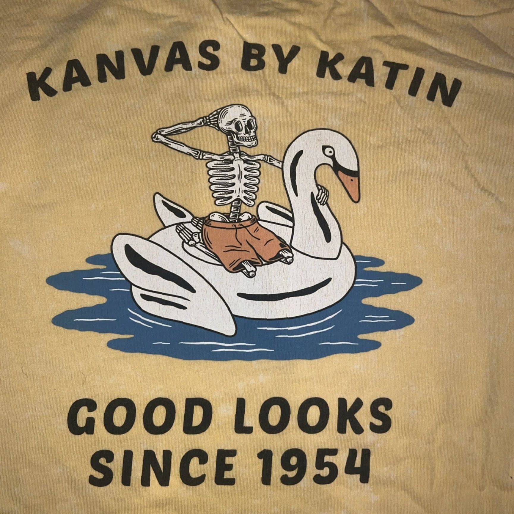 Katin VINTAGE Katin Shirt Surfers Yellow Crew Neck Short Sleeve Large Logo Graphic Print 1954 Limited Edition Mens Size US L / EU 52-54 / 3 - 2 Thumbnail