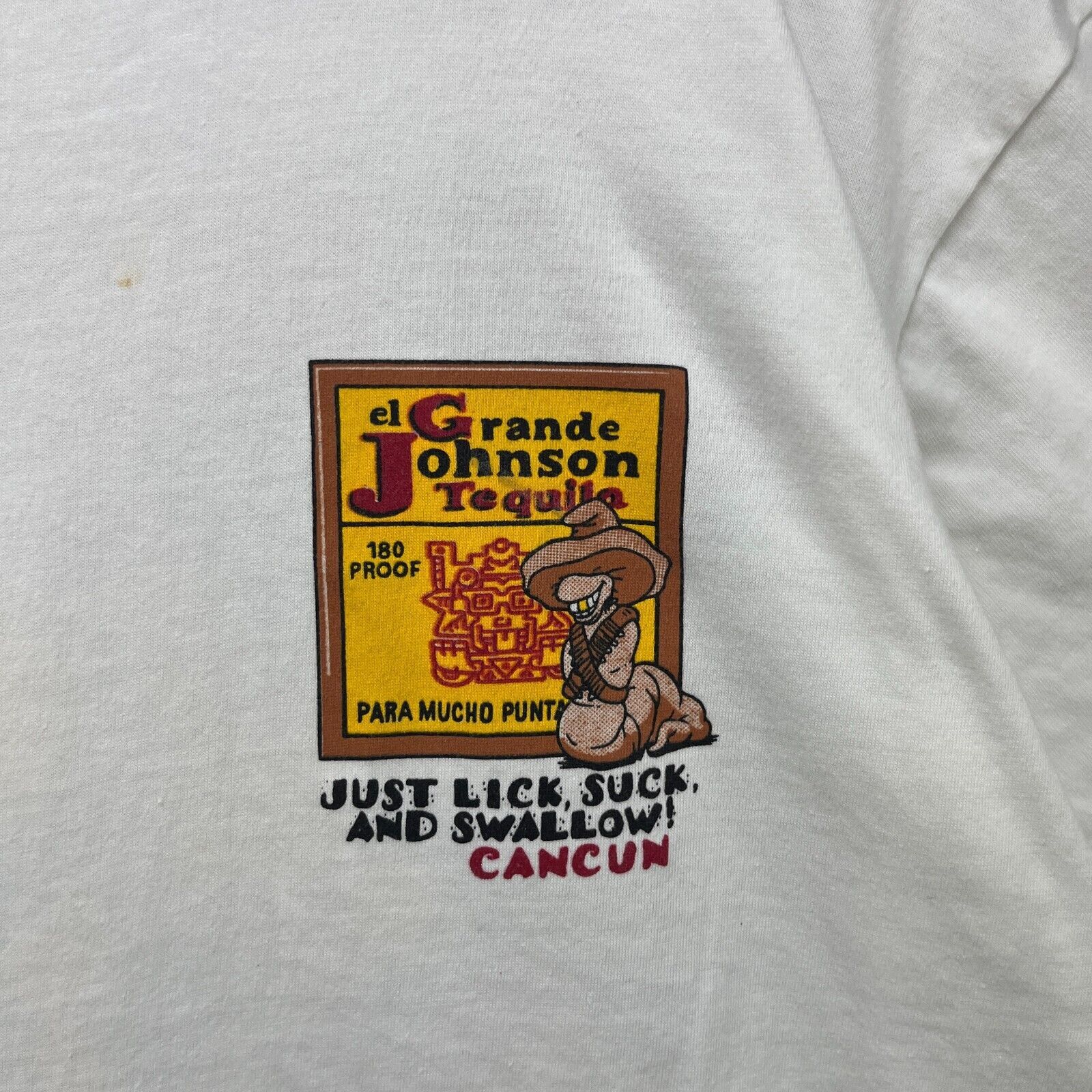 Vintage Vintage 90s El Grande Johnson Mexico Tequila Souvenir Large Size US L / EU 52-54 / 3 - 8 Thumbnail