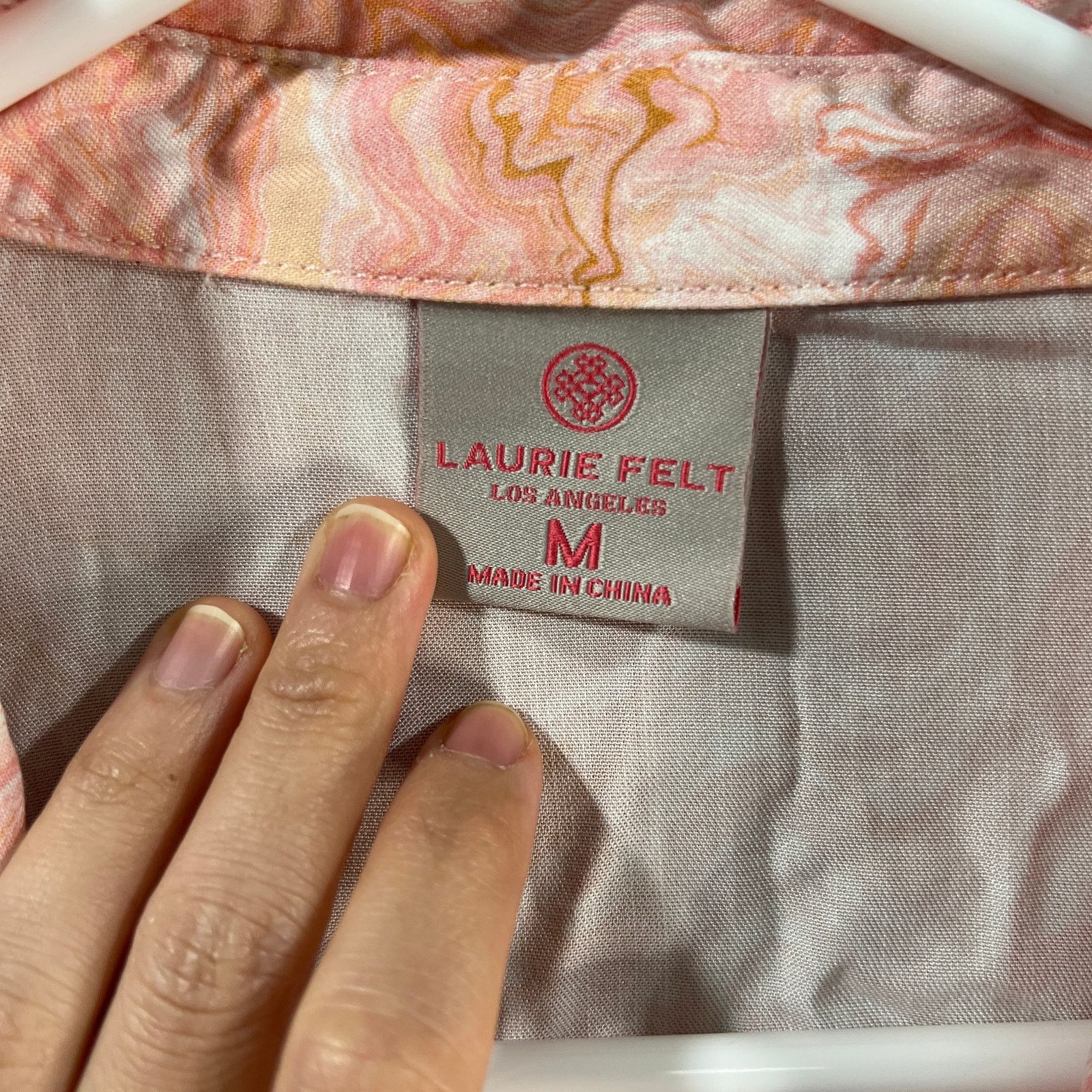 Other Laurie Felt Easy TENCEL TOP Pink Watercolor, Medium Size M / US 6-8 / IT 42-44 - 3 Thumbnail