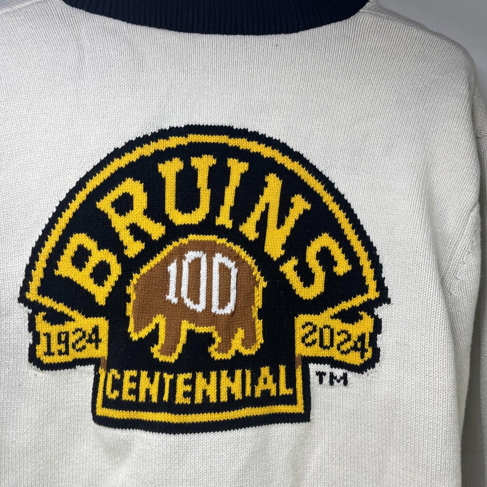 Other Boston Bruins Wild Collective Knit Cardigan Sweater Large Size ONE SIZE - 2 Thumbnail