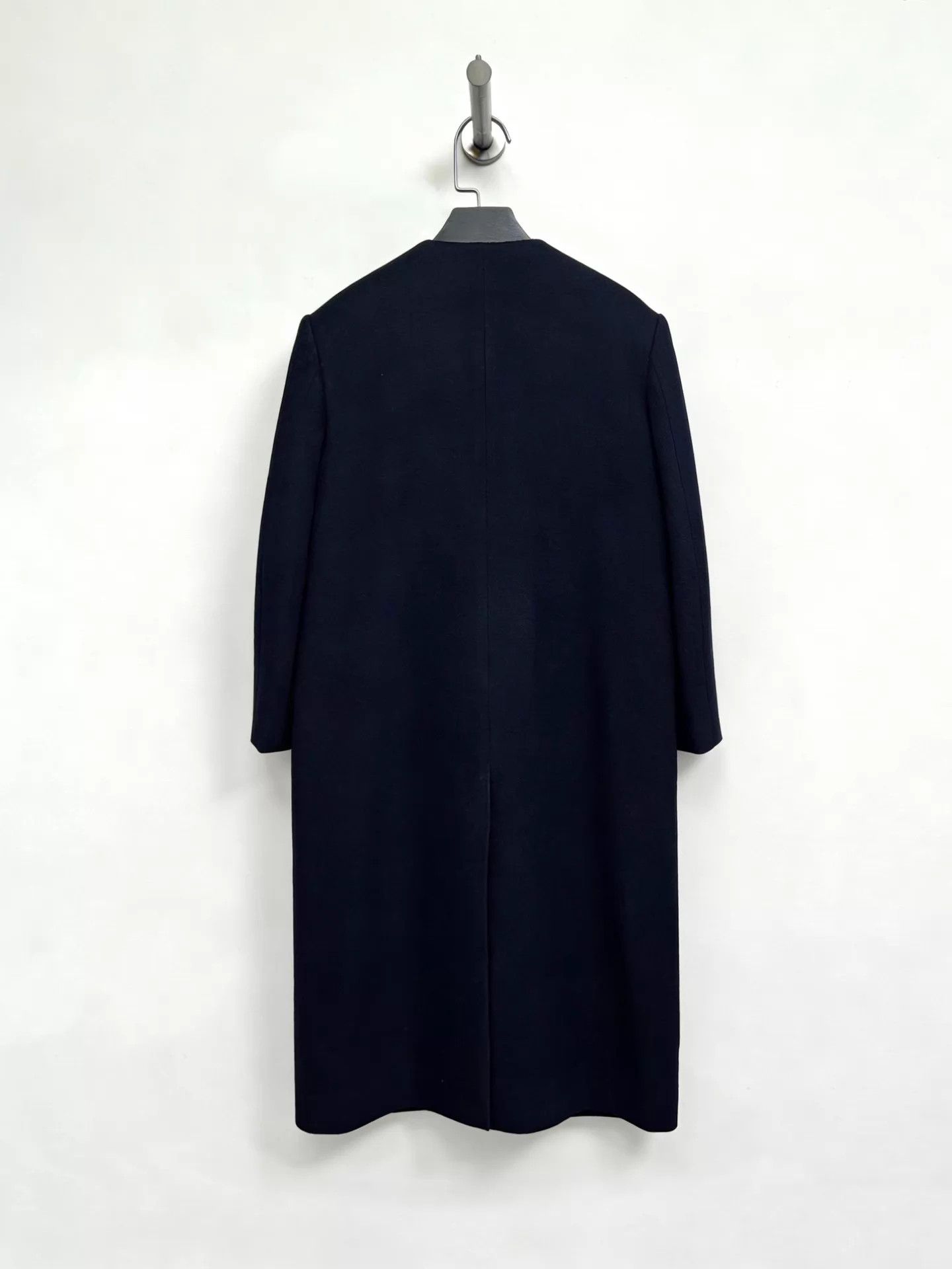 Jean Paul Gaultier JPG 2000s Collarless Folded Lapel Long Coat Size L / US 10 / IT 46 - 3 Thumbnail