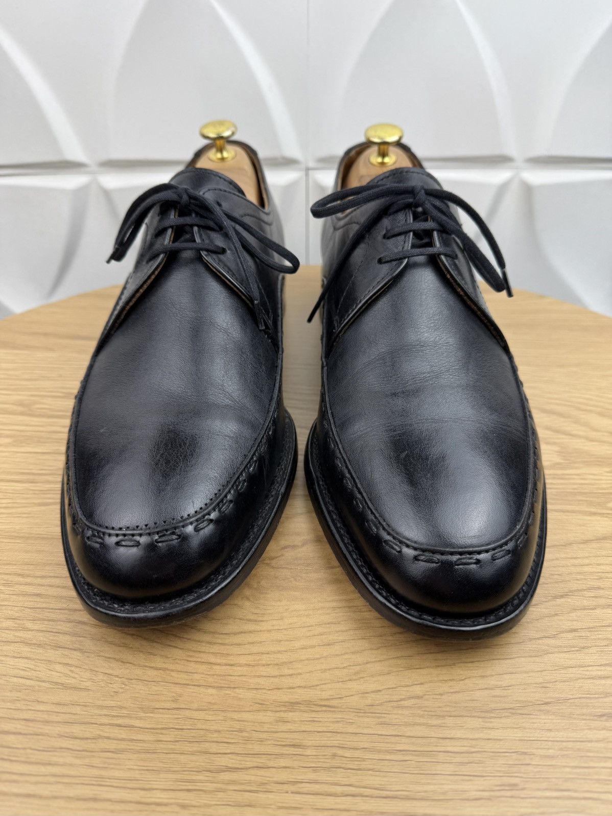 Loake LOAKE Derby Leather Shoes FORMBY Black Men’s Handmade Size US 11 / EU 44 - 5 Thumbnail