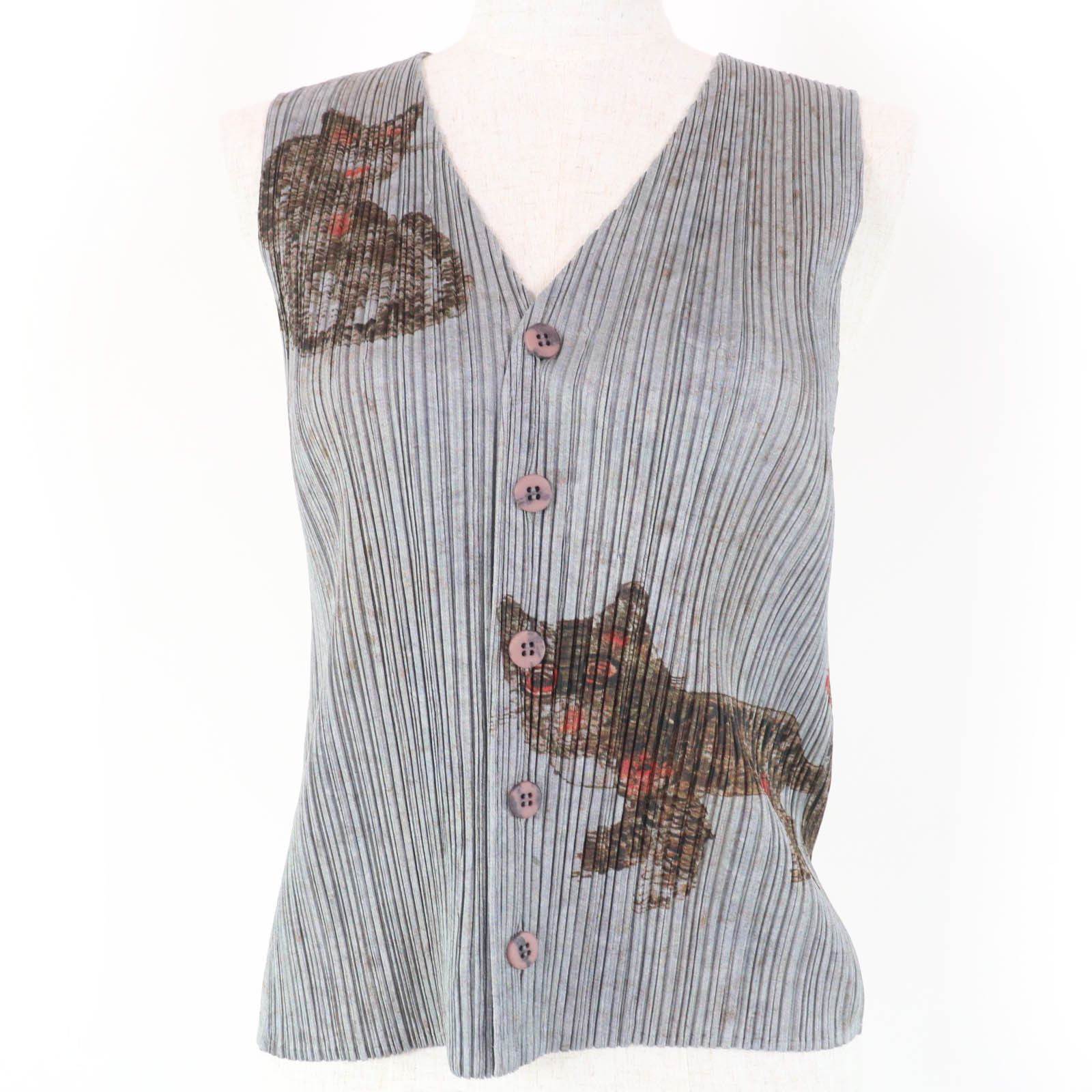 Issey Miyake Animal Pleats Tops