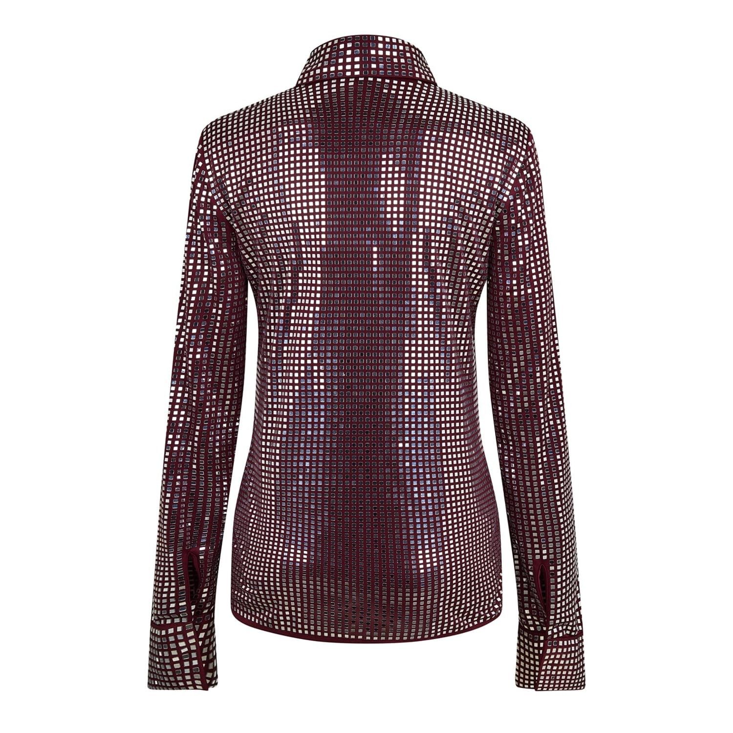 Bottega Veneta Bottega Veneta Regular Fit Long Sleeve Shirt in Red Size XS / US 0-2 / IT 36-38 - 2 Thumbnail