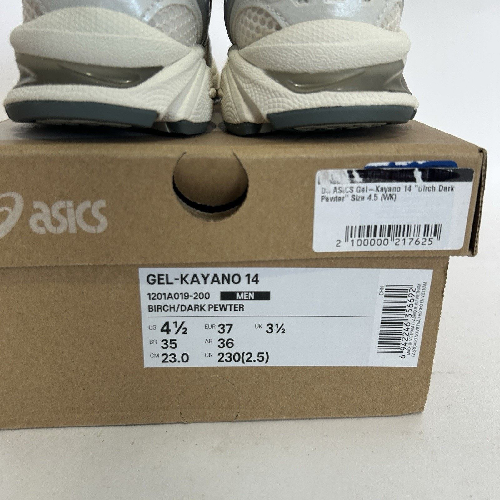 Asics ASICS Gel-Kayano 14 “Birch Dark Pewter” 1201A019-200 Size US 6 / IT 36 - 5 Thumbnail