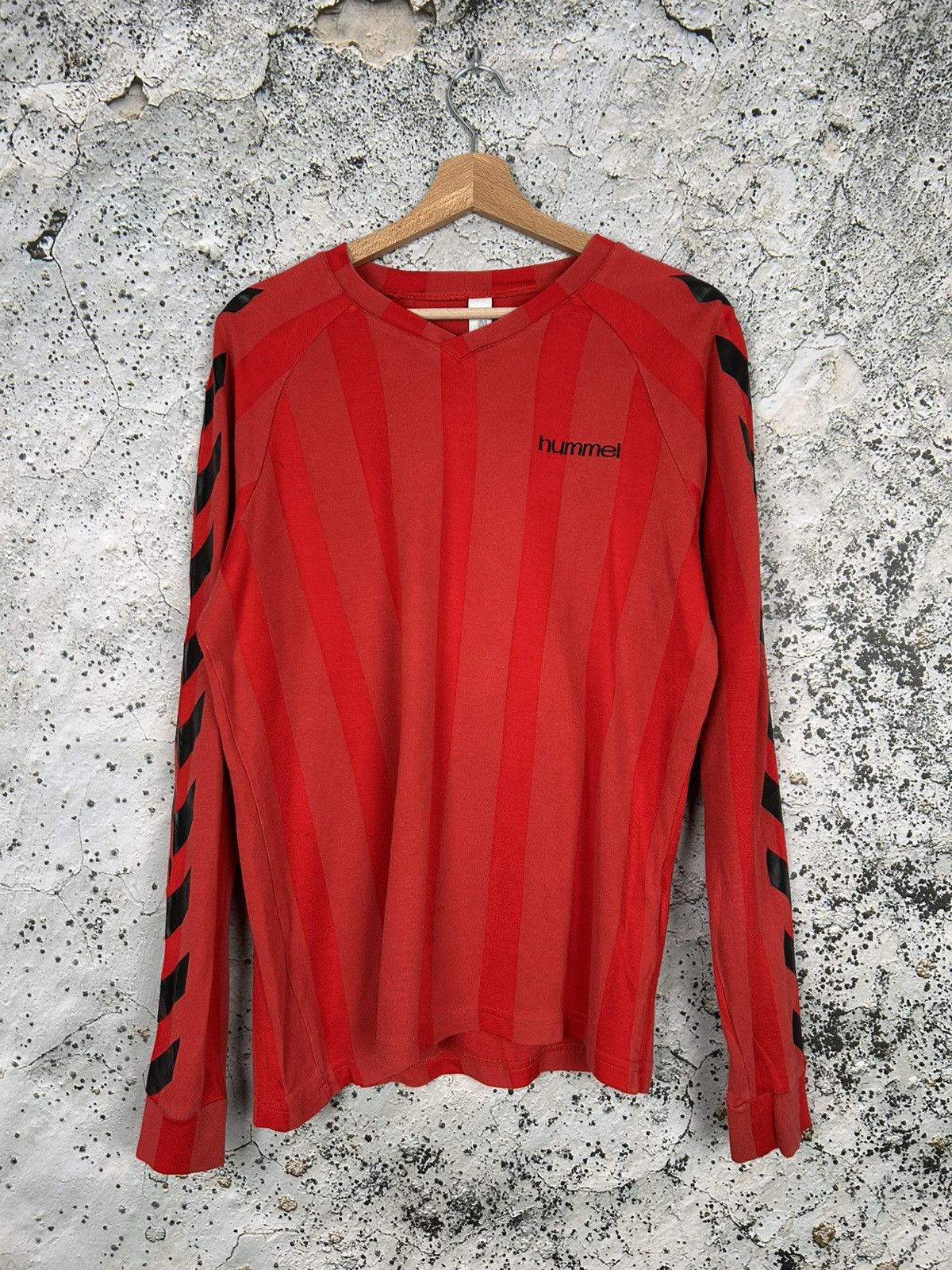 Hummel Vintage 90s Hummel Soccer Jersey Blokecore Hype Size US L / EU 52-54 / 3 - 1 Thumbnail
