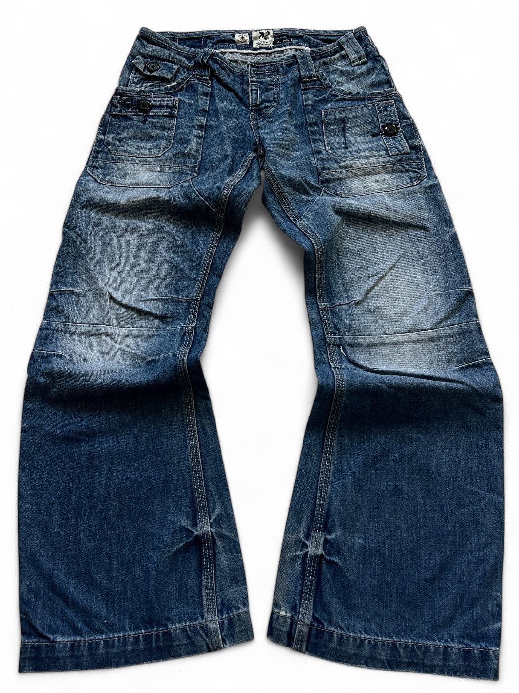 Hysteric Glamour × Japanese Brand 💥WASHED HYSTERIC GLAMOUR BALENCIAGA STYLE JAPANESE JEANS Size US 32 / EU 48 - 1 Thumbnail