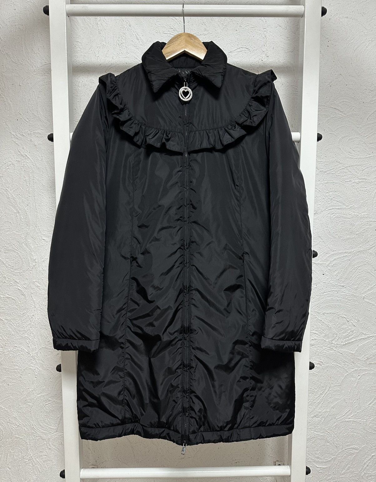 Love Moschino Love Moschino Women’s Black Coat Jacket Size M Size M / US 6-8 / IT 42-44 - 1 Thumbnail