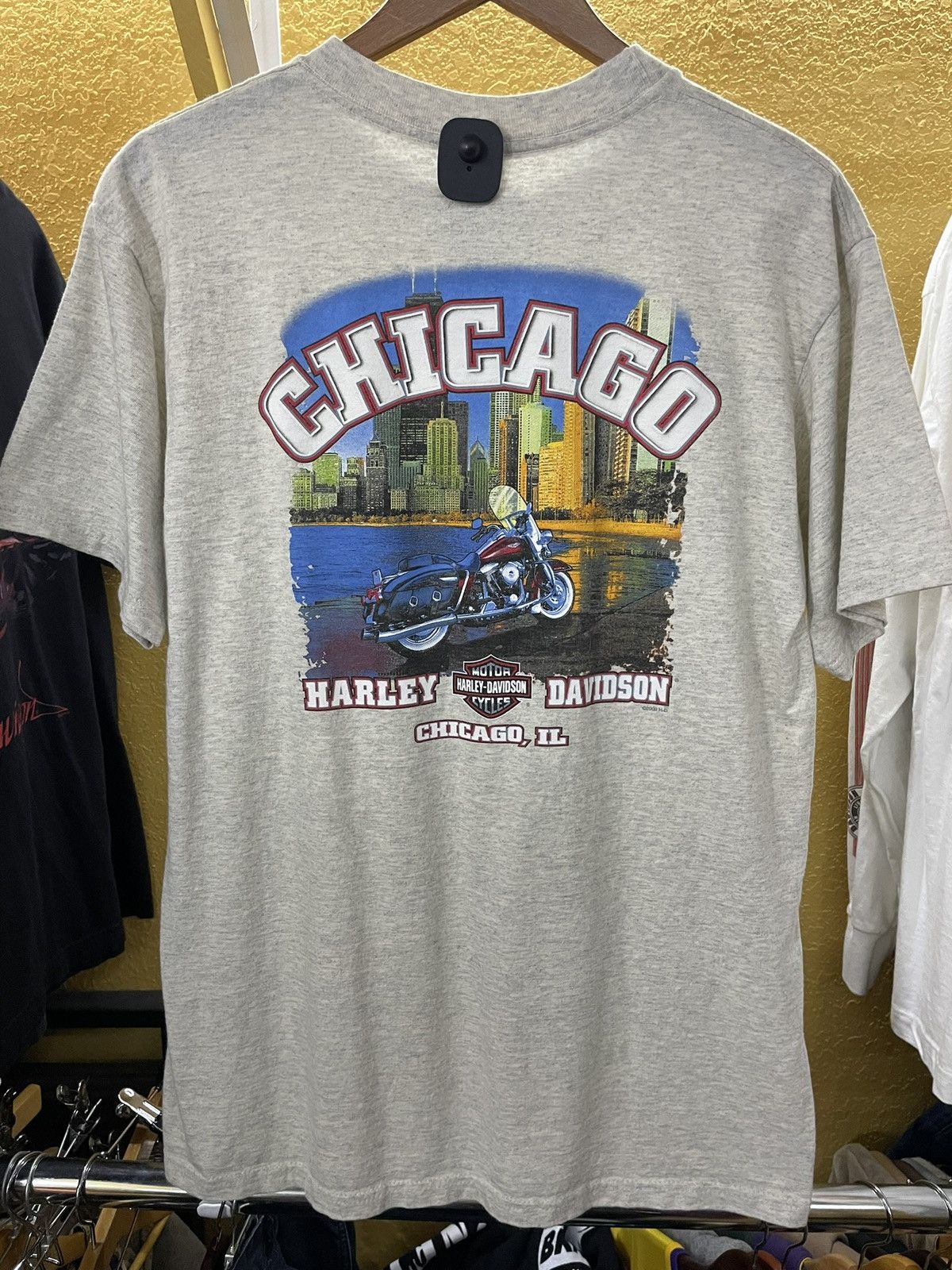 Harley Davidson × Vintage Vintage 2000 Harley Davidson Shirt Chicago Illinois Large Size US L / EU 52-54 / 3 - 2 Thumbnail