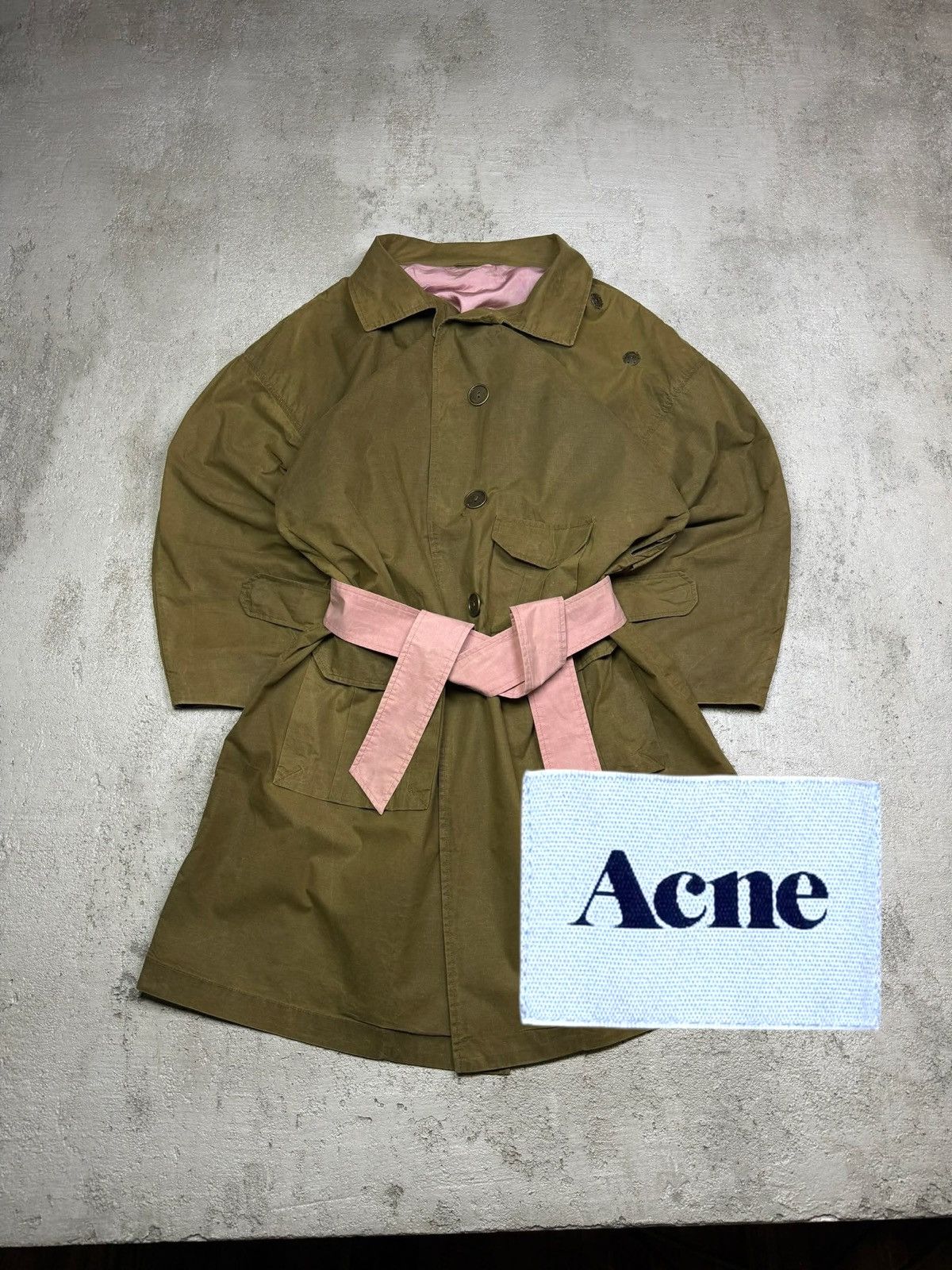 Acne Studios Coat Acne Tergia Coat Pre AW/10 trencz japan style Size L / US 10 / IT 46 - 1 Thumbnail
