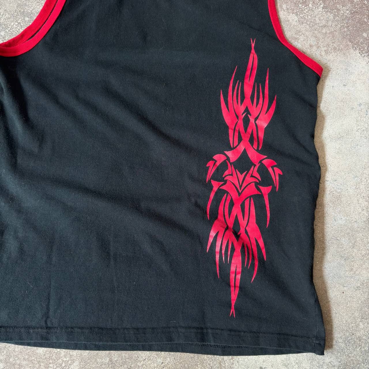 If Six Was Nine × Japanese Brand × Vintage Tribal Vintage Gothic Tank Top Size L / US 10 / IT 46 - 4 Thumbnail
