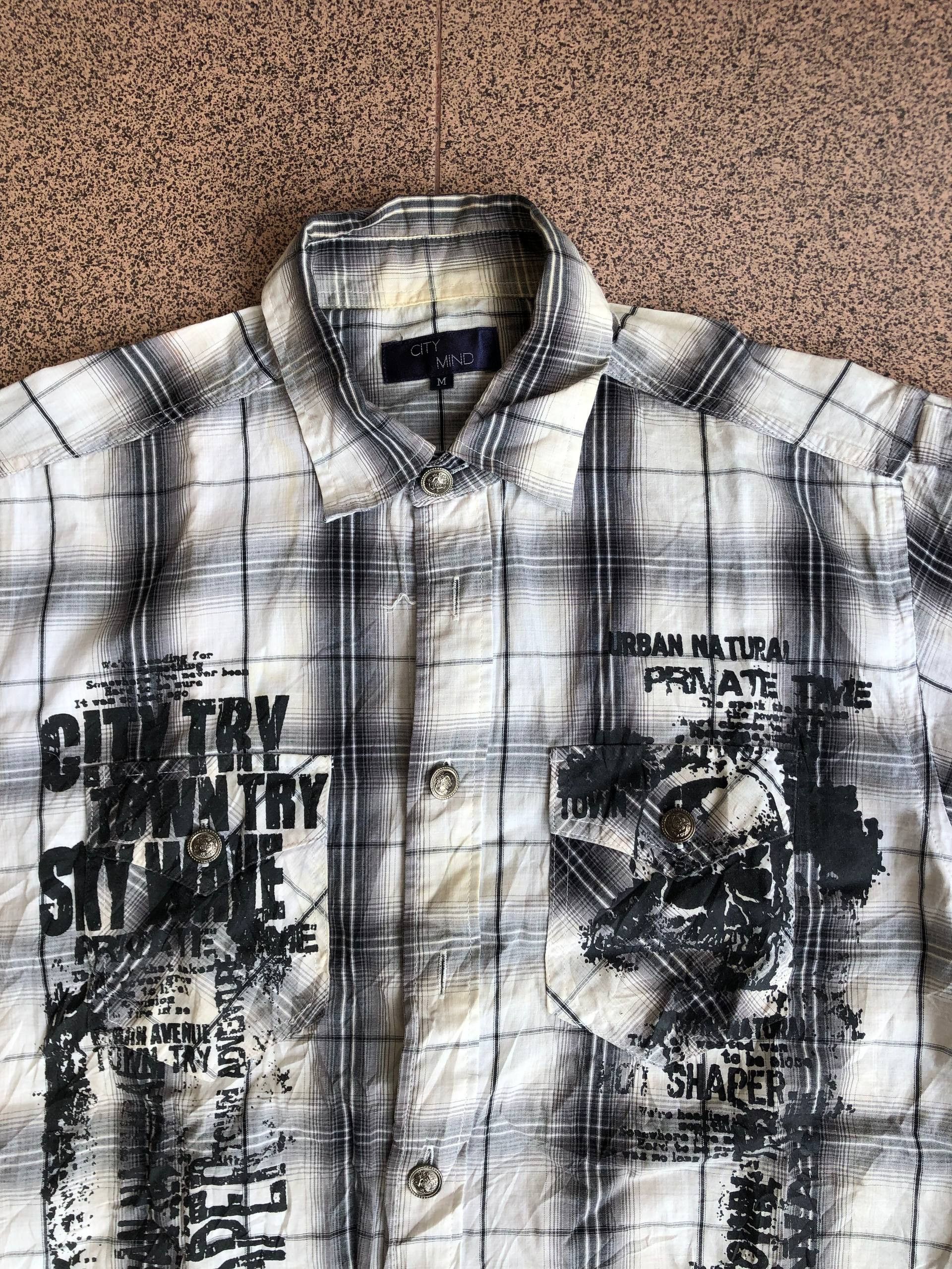 If Six Was Nine 2000s Vkei Style Poem City Mind Shirt not lgb Size US L / EU 52-54 / 3 - 3 Thumbnail