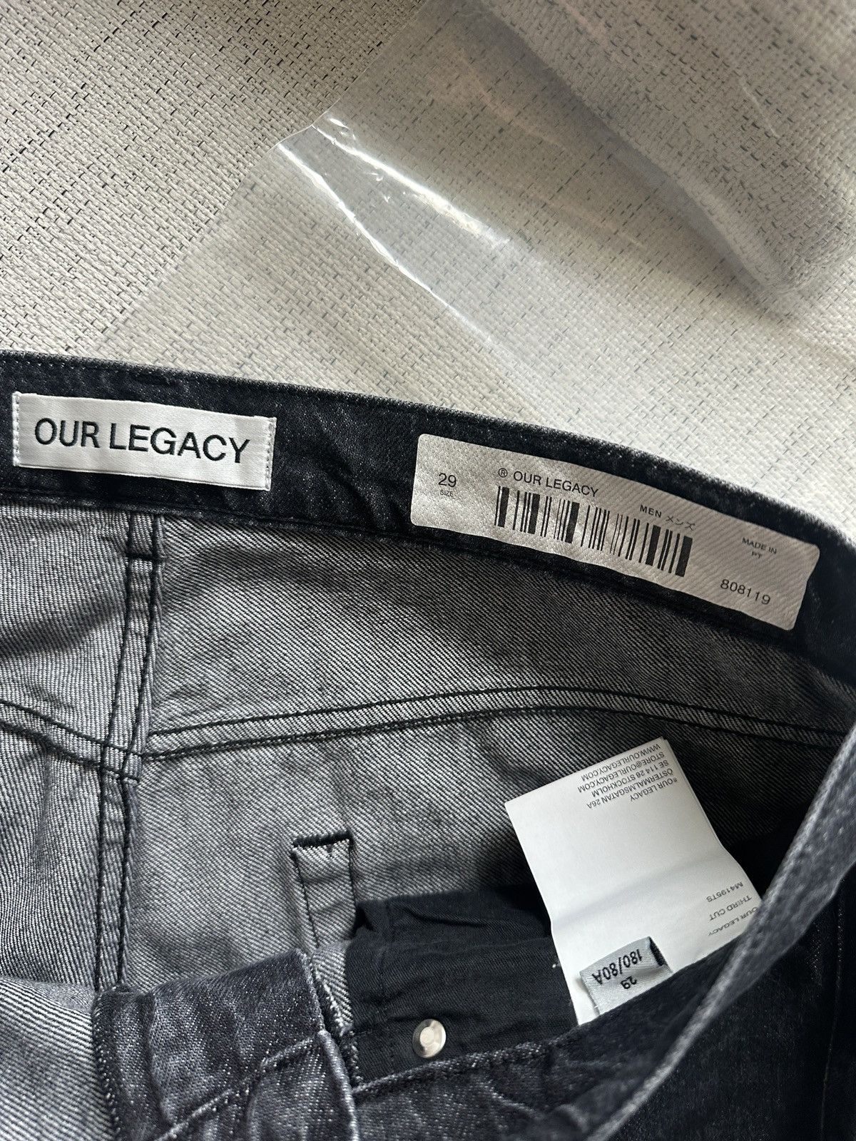 Our Legacy Our Legacy Third Cut Supergrey Size US 29 - 4 Thumbnail