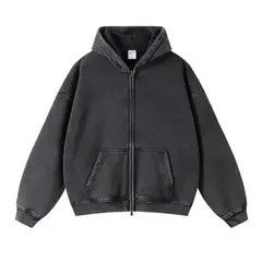 Other Kayama x Asahi Streetwear Loose Washed Zipper Hoodie Sweater Size US M / EU 48-50 / 2 - 2 Thumbnail
