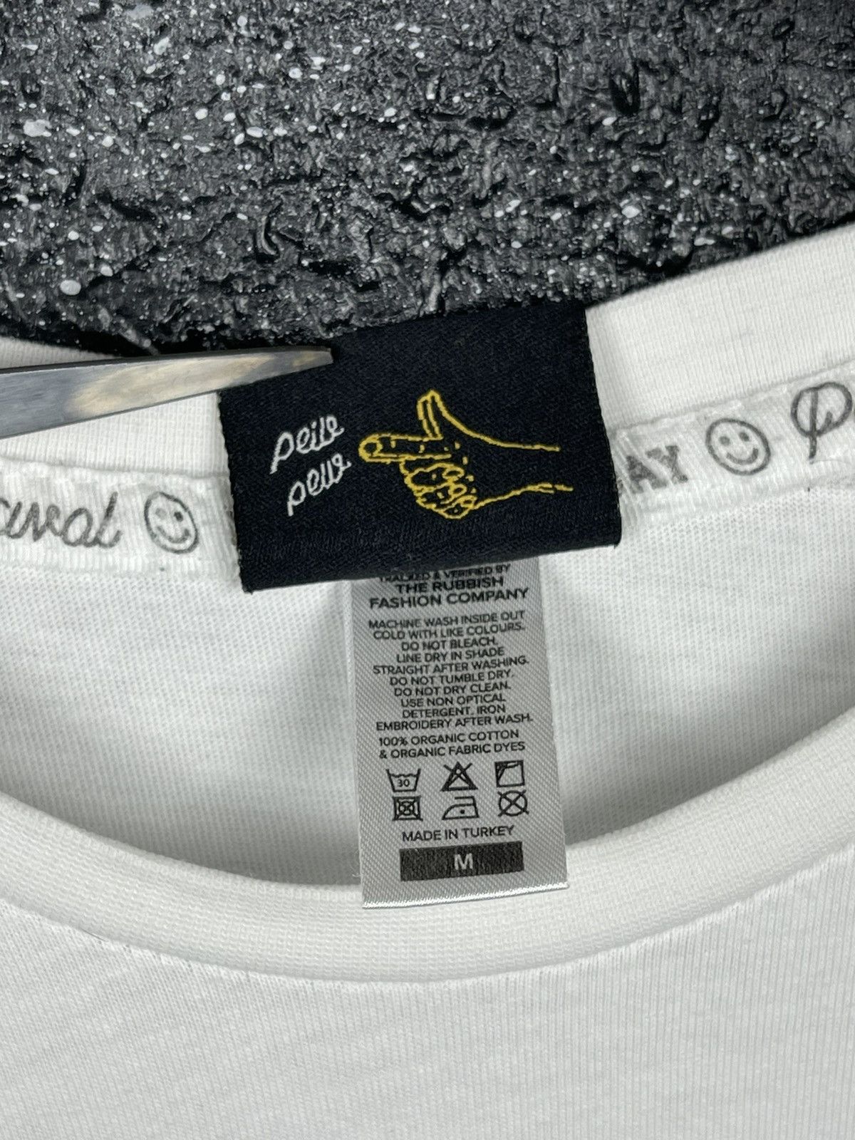 Percival Percival Embroidered Egg Cup White T-Shirt Men’s Size M Size US M / EU 48-50 / 2 - 10 Thumbnail
