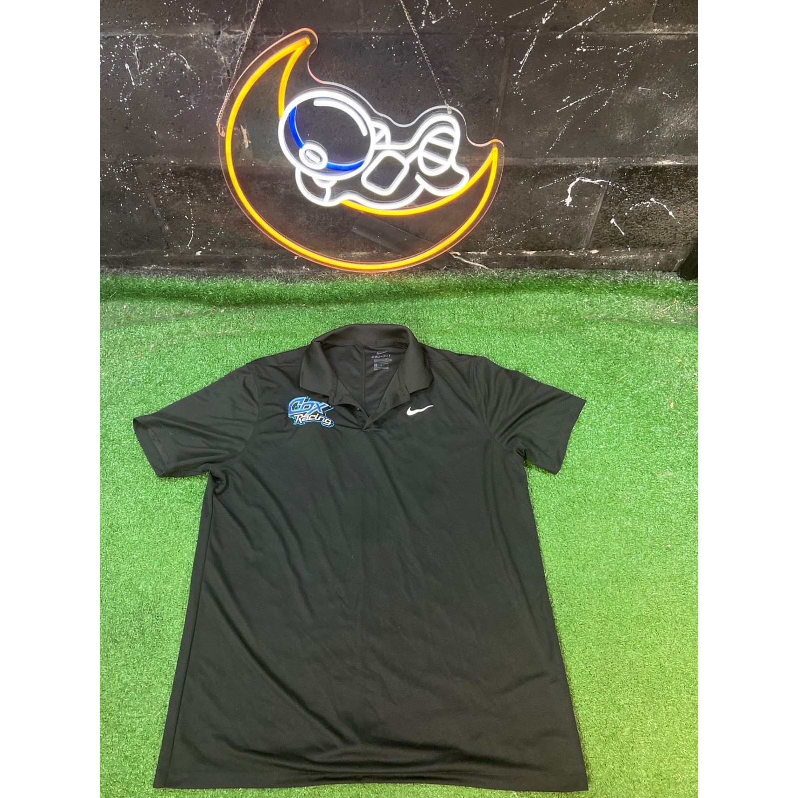 Nike Nike Dri-FIT Polo Shirt Men's Black Golf size LG Size US L / EU 52-54 / 3 - 1 Thumbnail