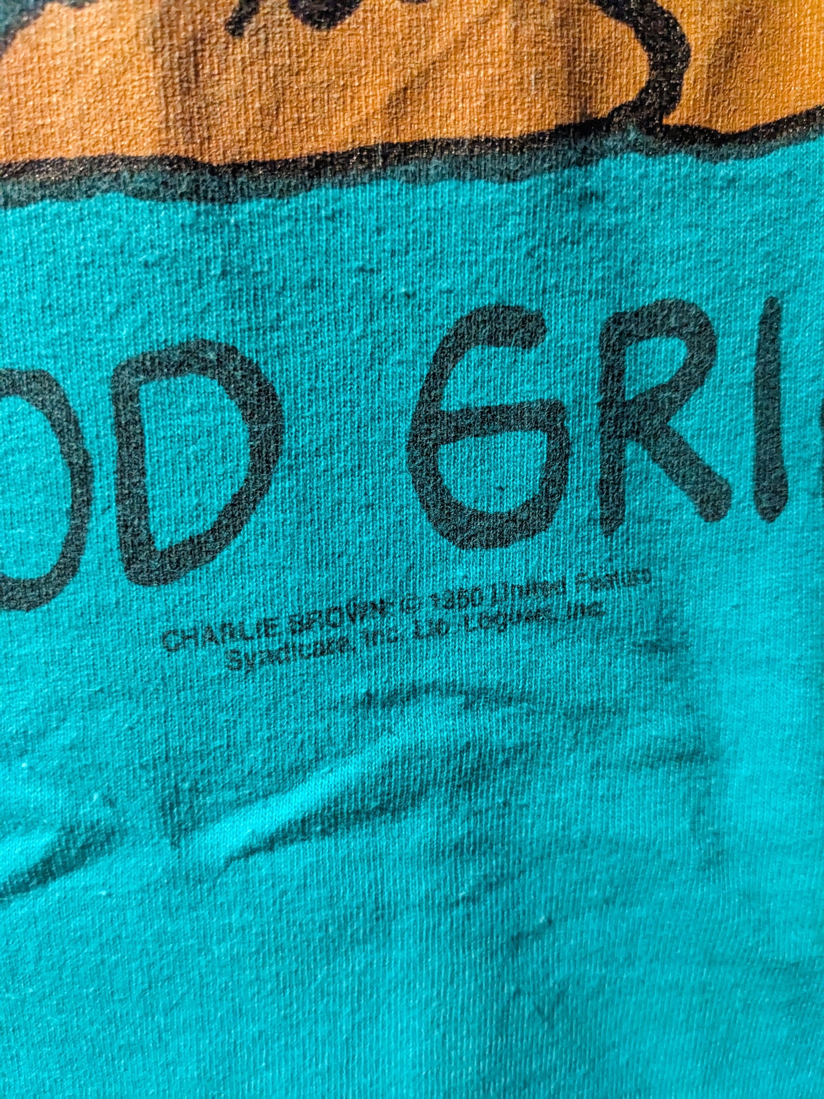 Peanuts Vintage 90s Charlie Brown Peanuts Good Grief Large T-Shirt Size US L / EU 52-54 / 3 - 3 Thumbnail