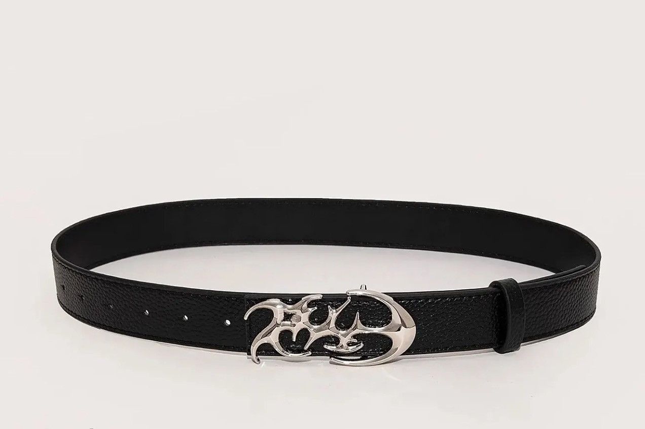 Japanese Brand × Leather Special Shaped Buckle Pu Leather Size ONE SIZE - 3 Thumbnail